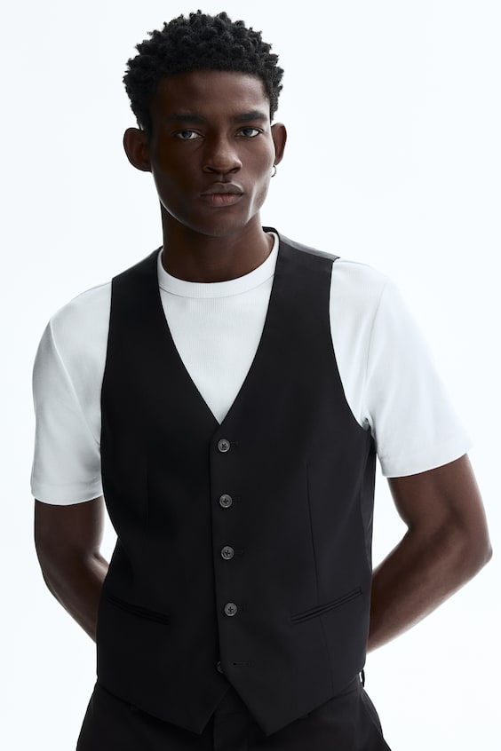 Kamizelka garniturowa Slim Fit