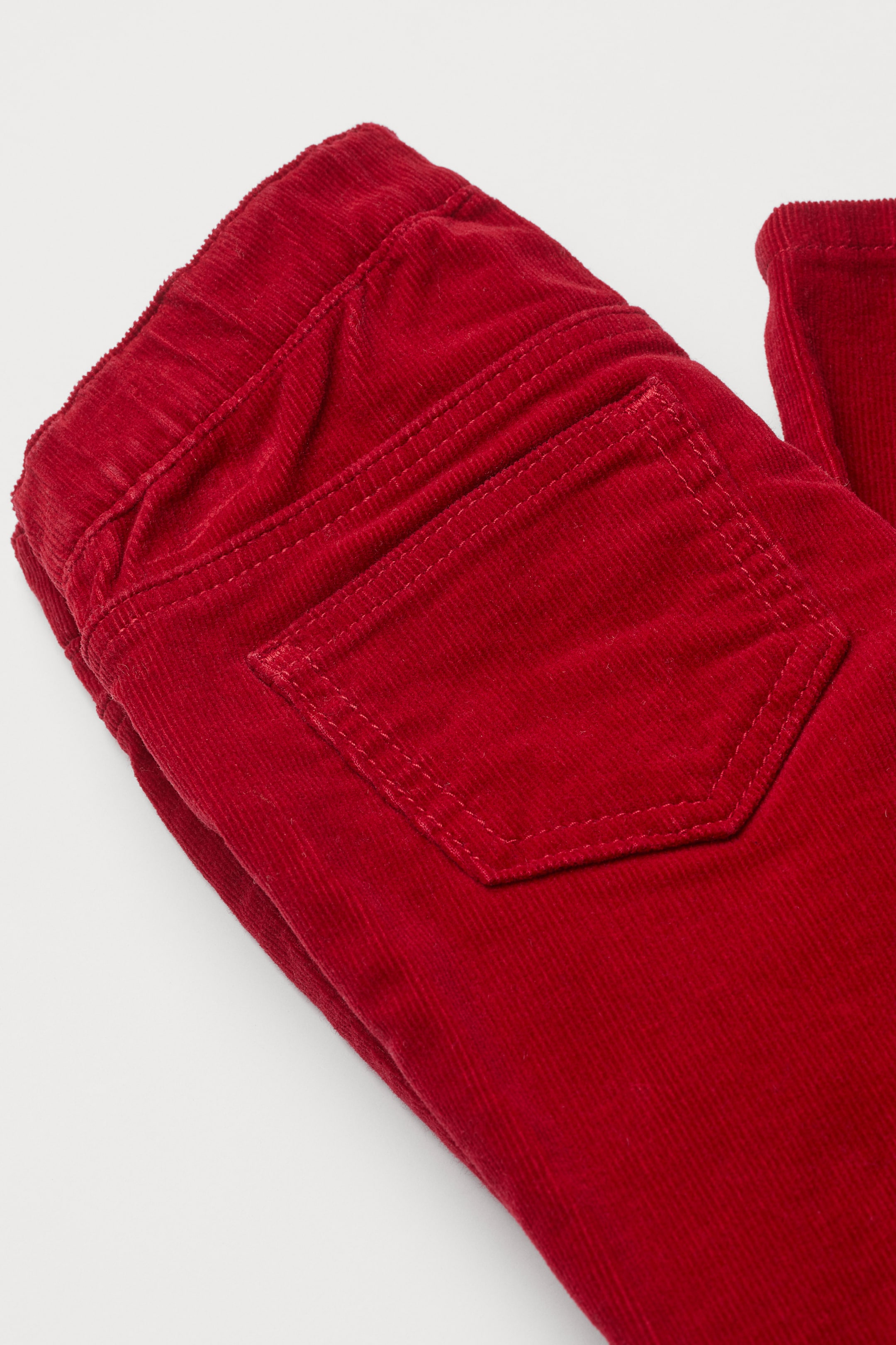 Προβολή μεγαλύτερης εικόνας: Κοτλέ treggings - Βαθύ κόκκινο - Kids | H&M GR 2