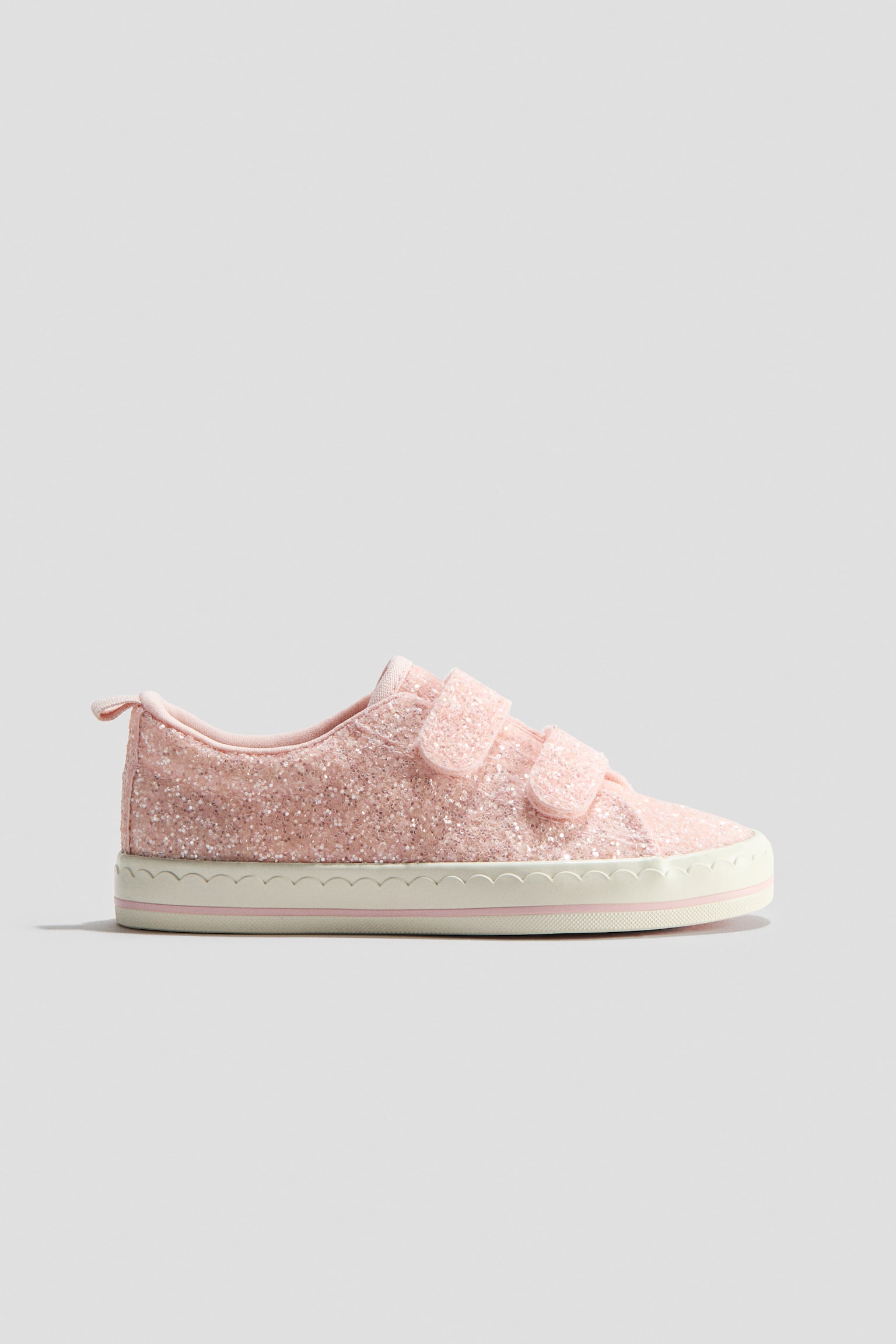 Canvas trainers - Light pink/Glittery - 1