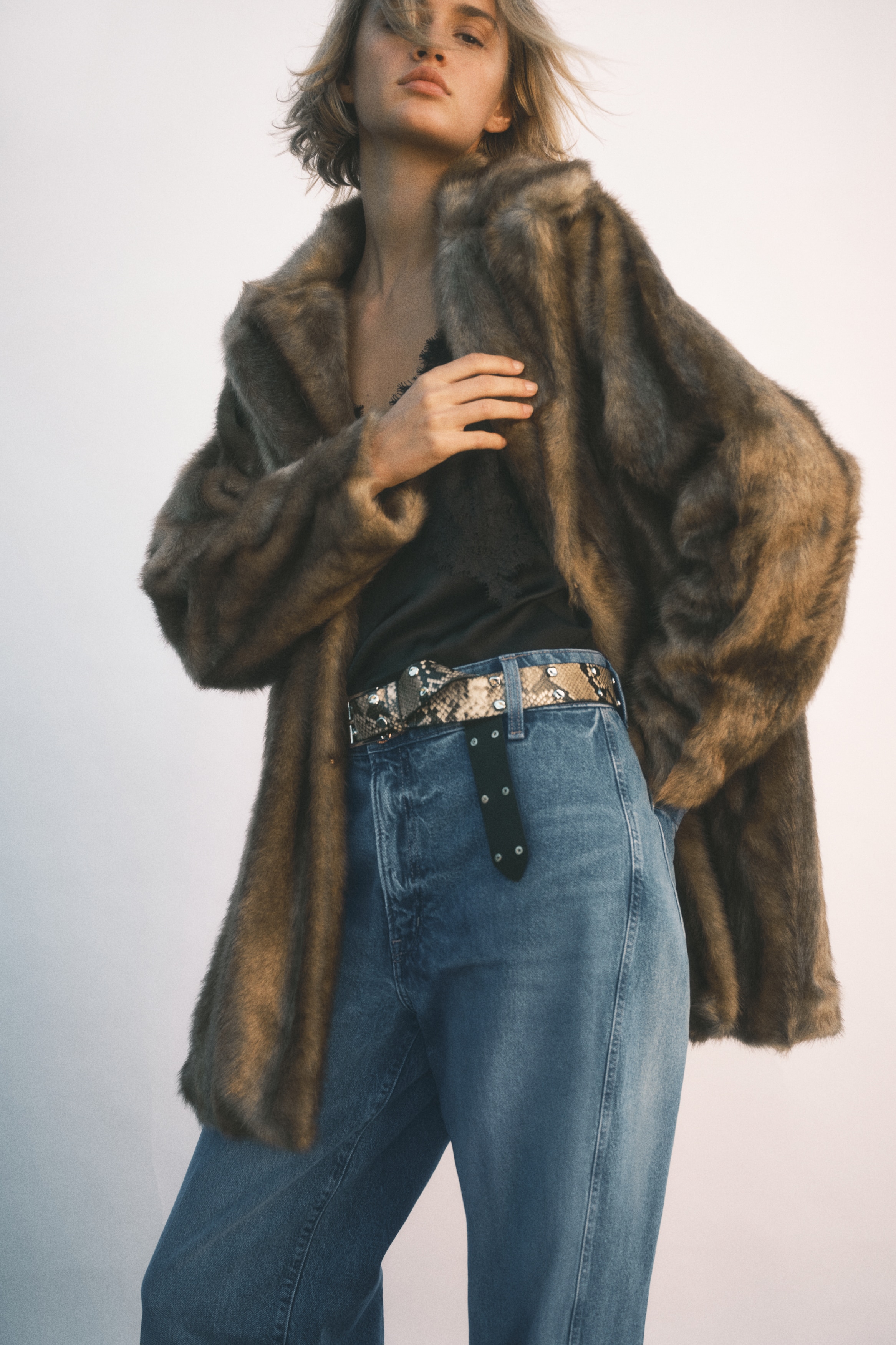 Wide High Jeans - Denimblå/Vinrød/Lys denimblå/Mørk denimgrå/Mørk denimblå/Mørk denimgrå/Hvid/Denimblå/Mørk denimblå/Brown/Leopard print