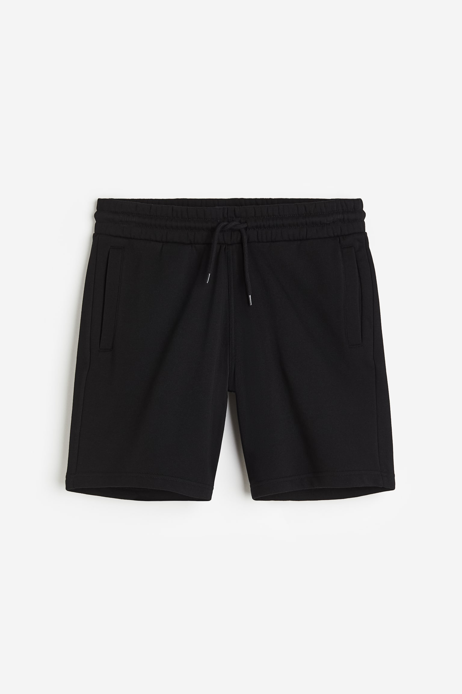 Regular Fit Sweatshorts - Black/Light beige/Dark greige - 2