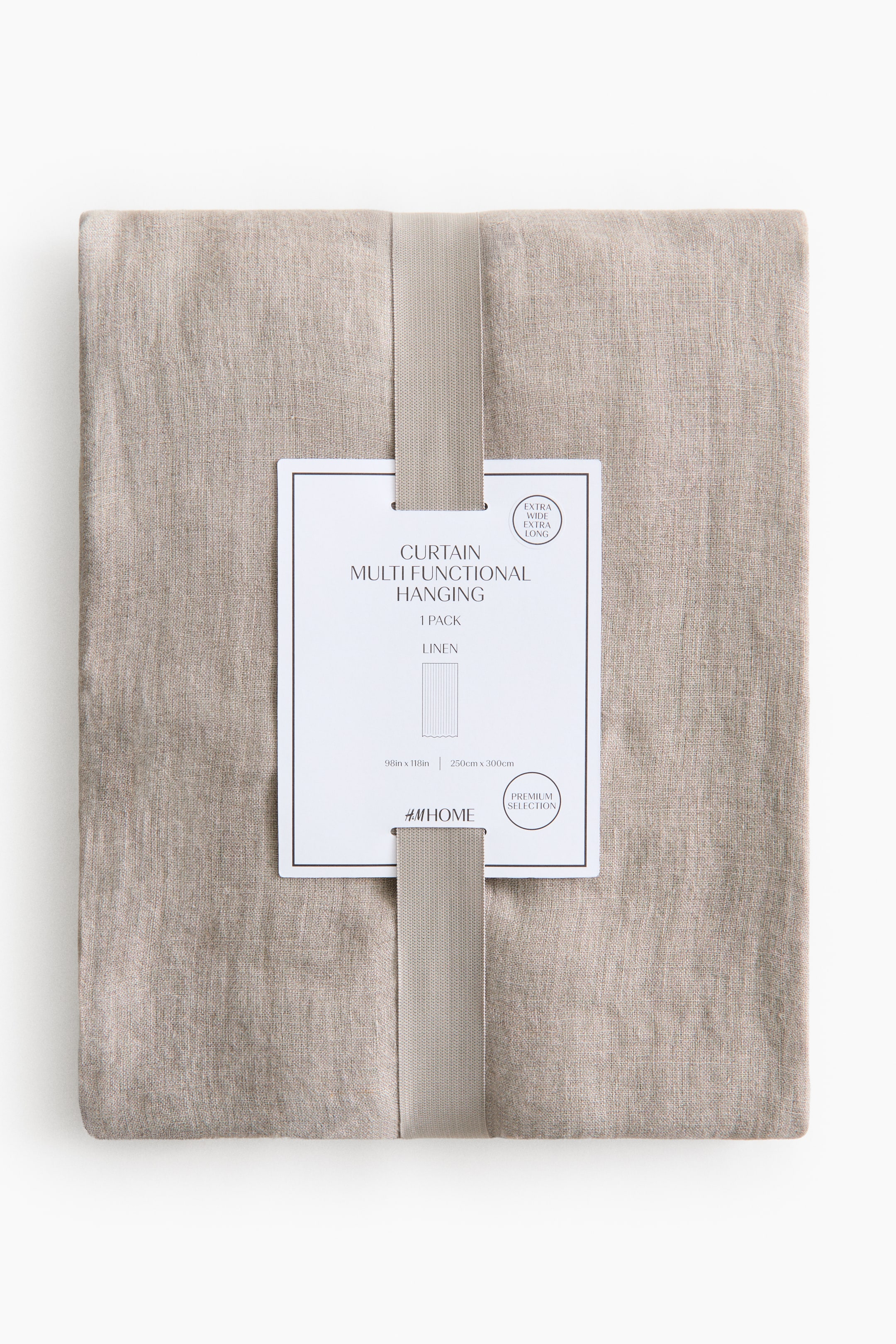 Single-Pack Long and Wide Curtain Panel