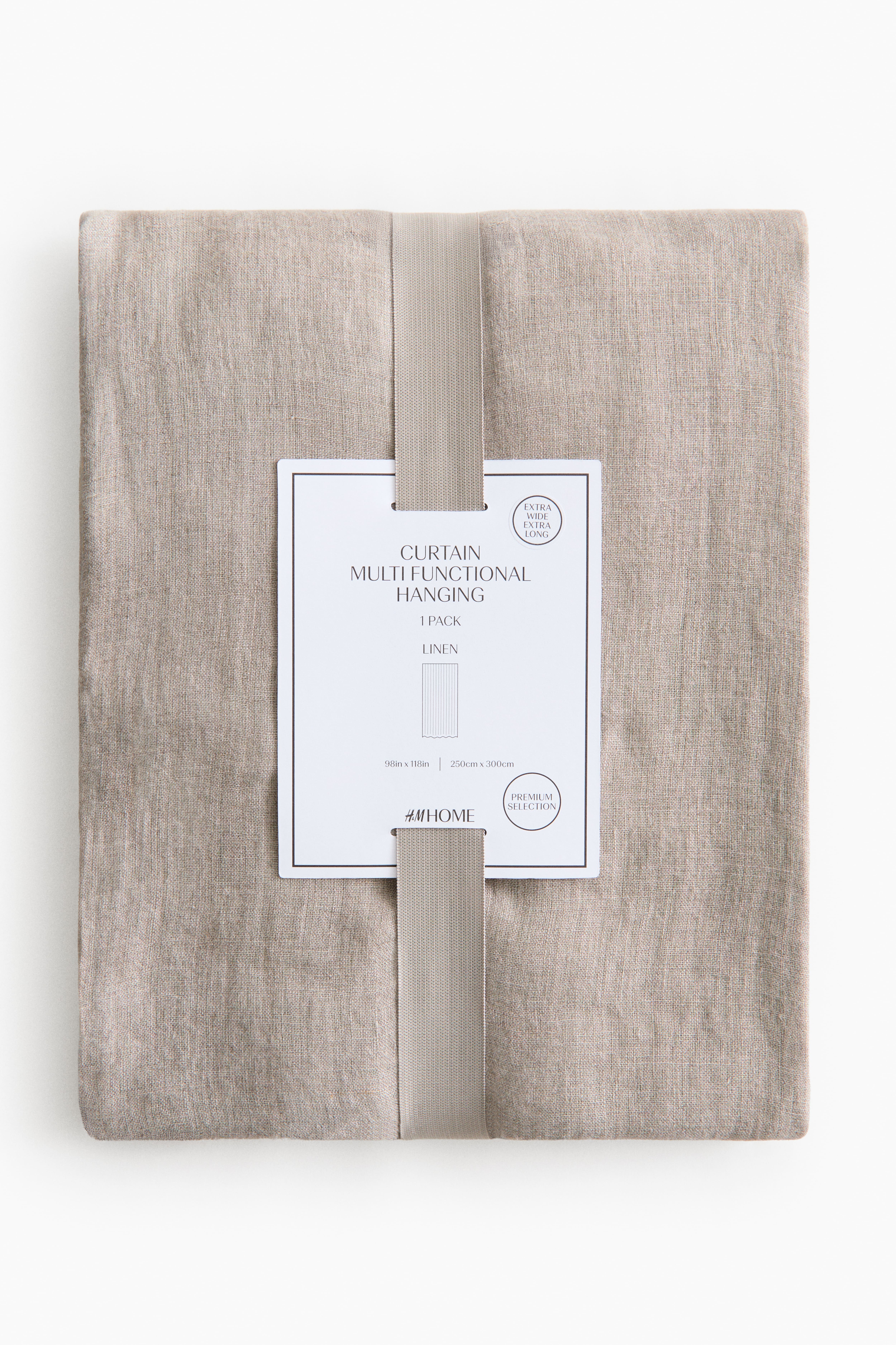 Single-Pack Long and Wide Curtain Panel