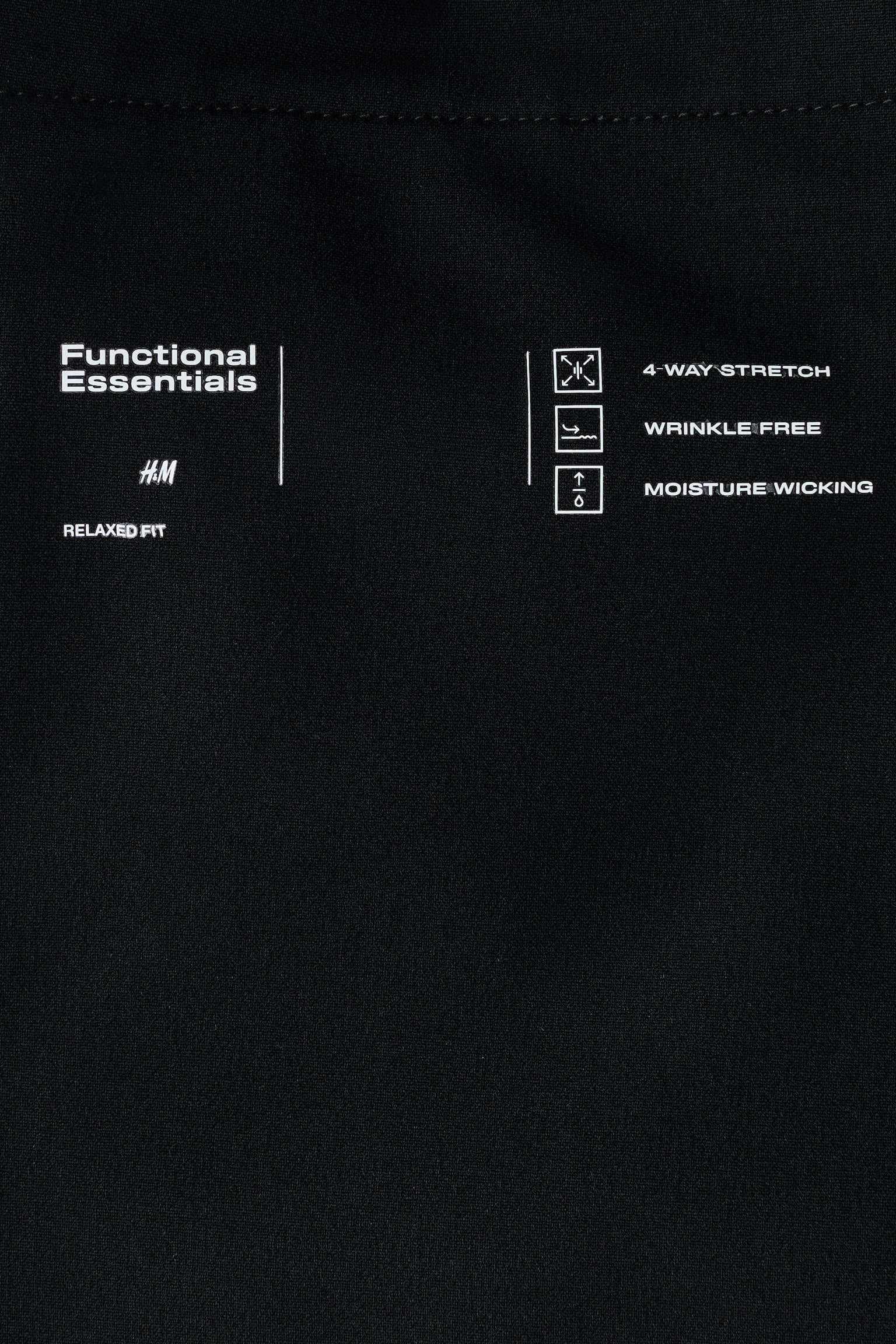 Čino pantalone Loose Fit Four-way Stretch - Crna/Bež - 10