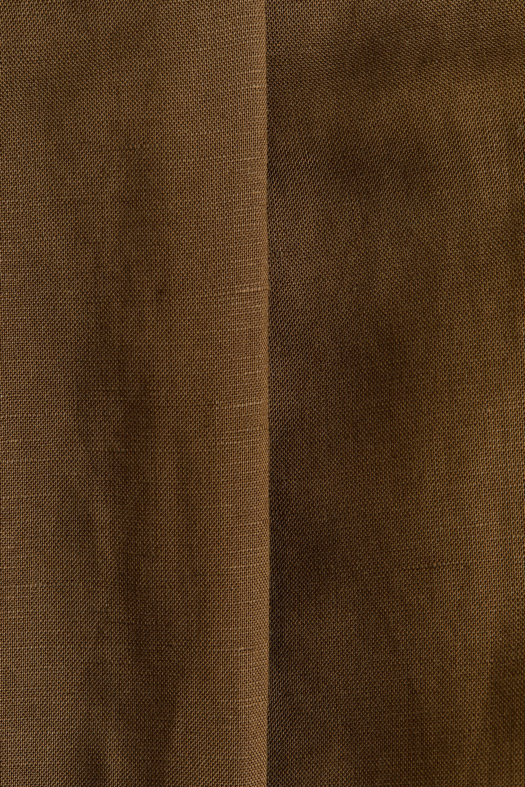 Ankle-Length Linen-Blend Pants
