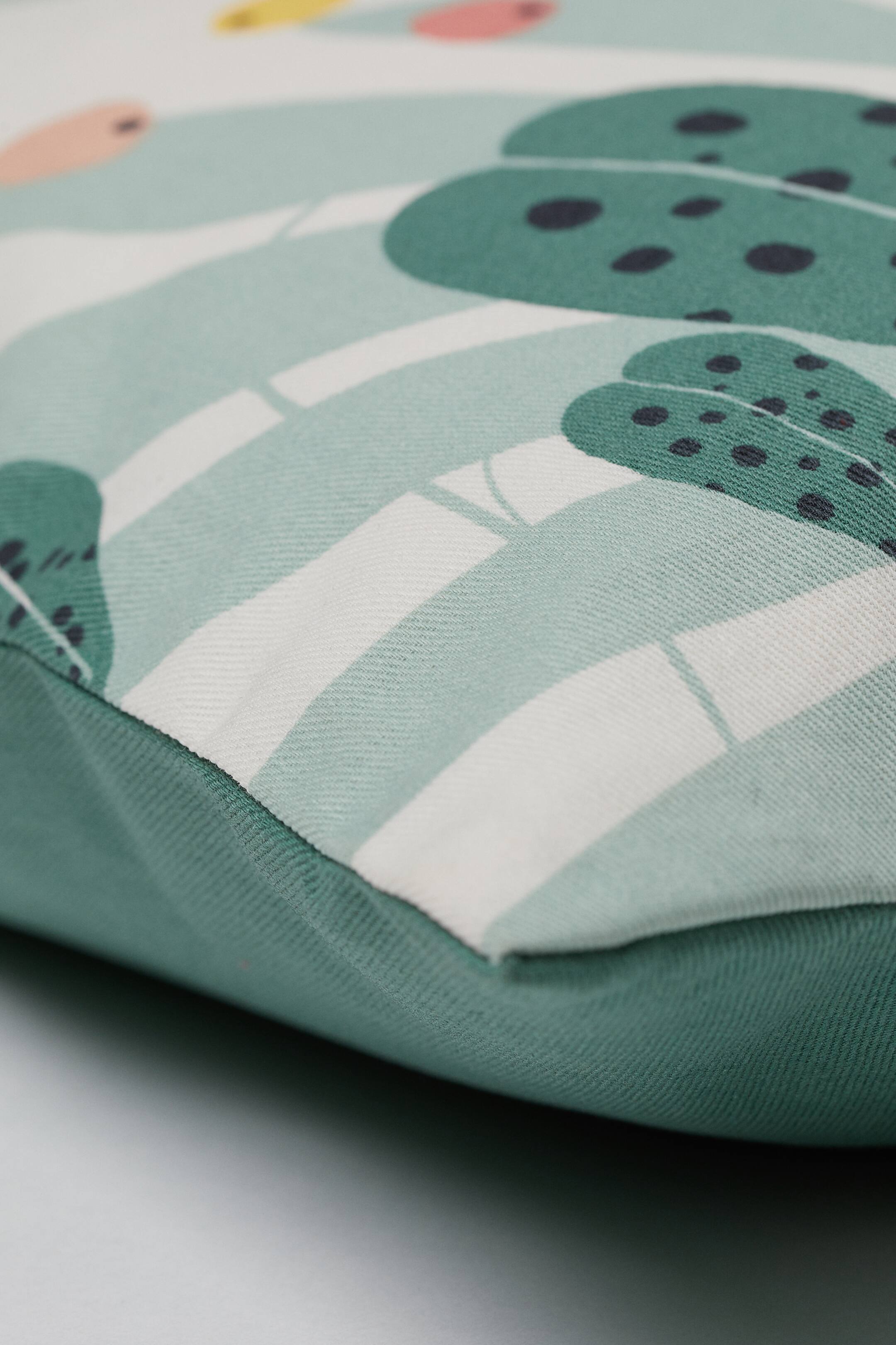 Zobacz większy obraz: Poszewka na poduszkę z bawełny - Naturalna biel/Wzór liści - HOME | H&M PL 2