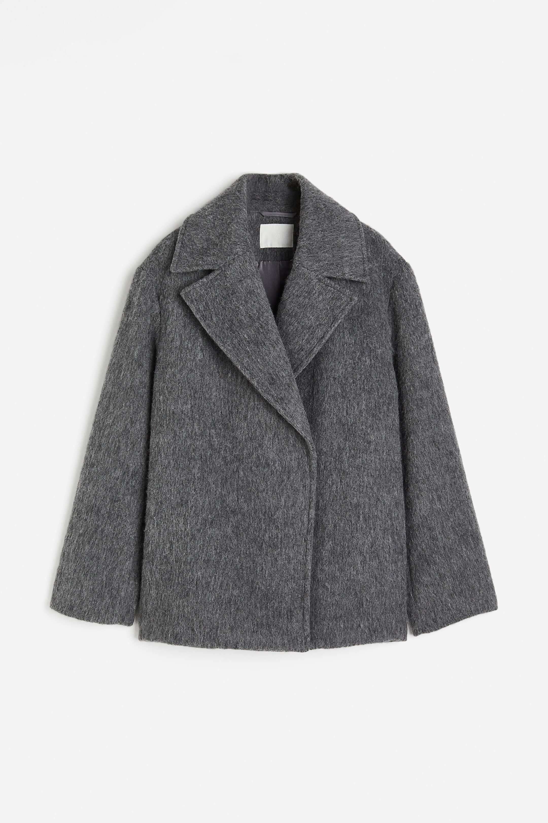 Wool-blend Double-breasted Jacket