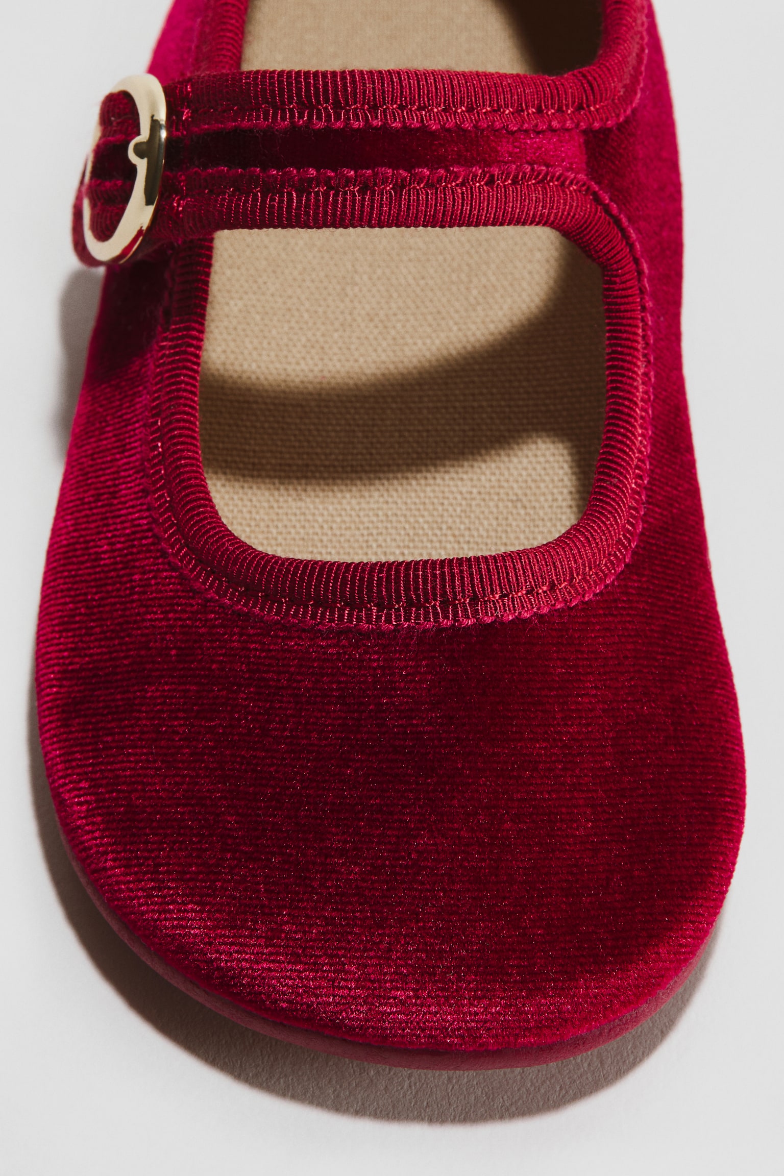 Балетки H&M Barefoot Mary Janes, цвет: Красный — фото 3
