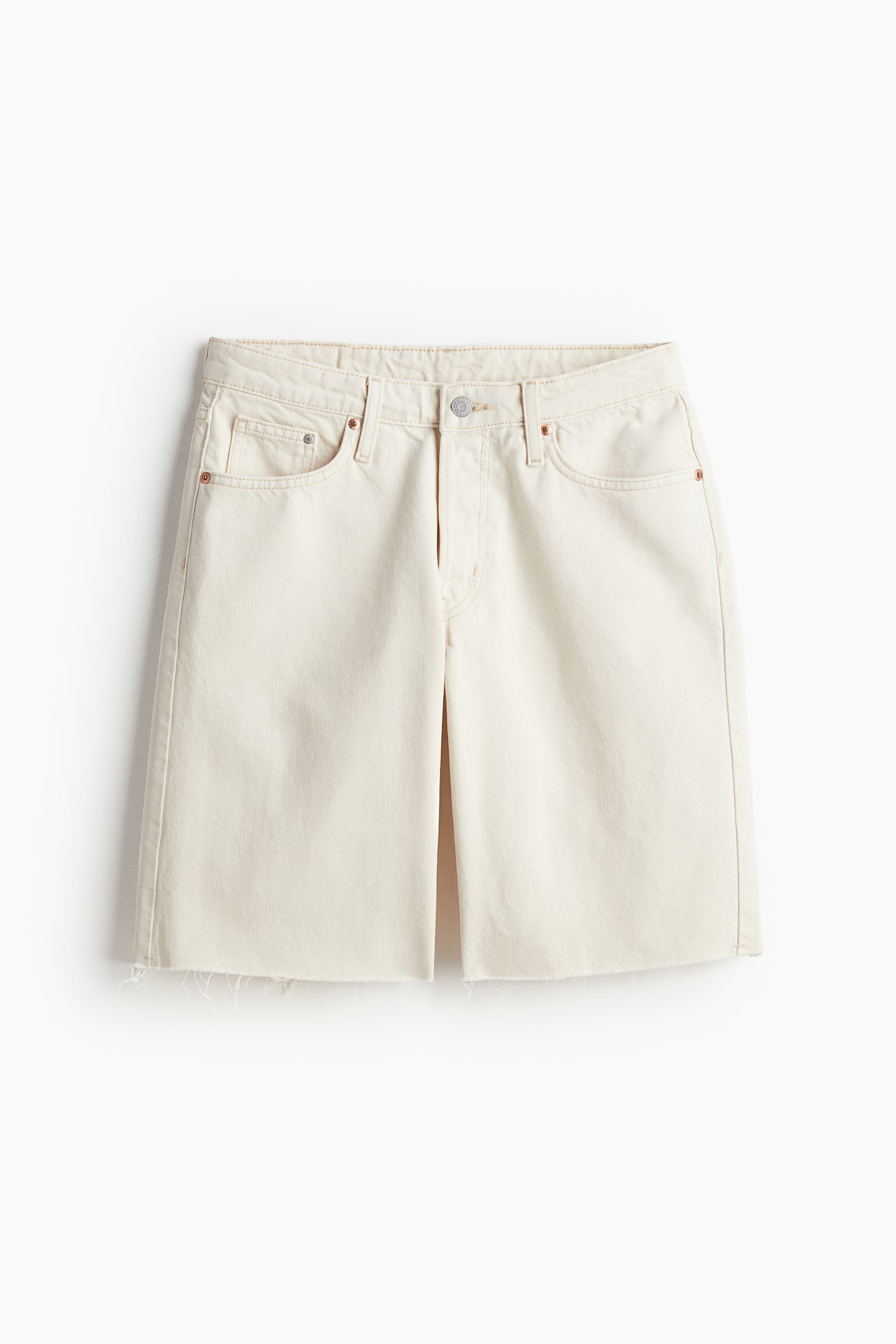 Baggy Low Denim shorts - Cream/Grey/Light denim blue/Black/Denim blue/Light denim blue - 1