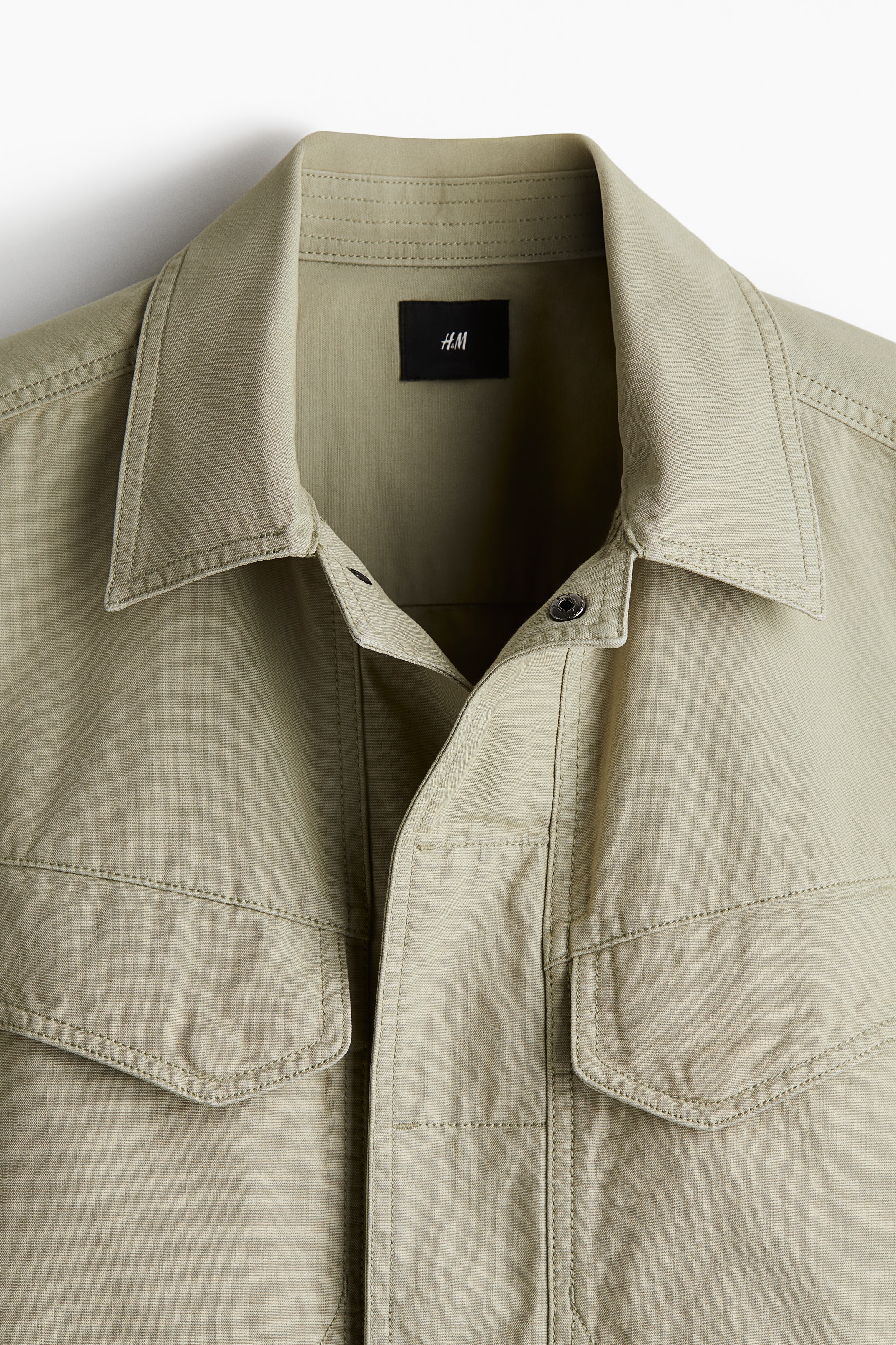 Regular Fit Canvas overshirt