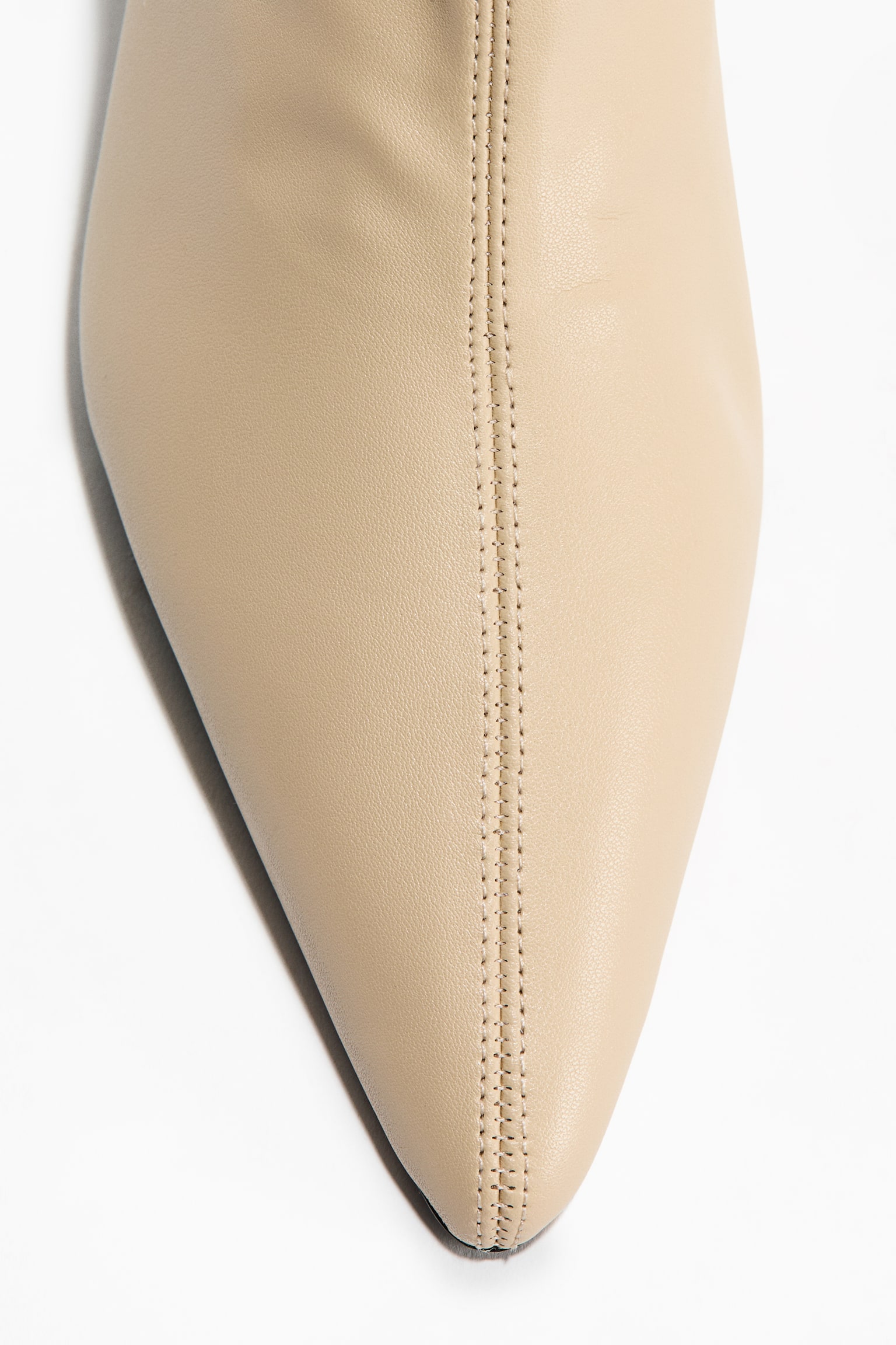 Heeled sock boots - Light beige/Dark brown/Brown/Dark brown/Black - 5