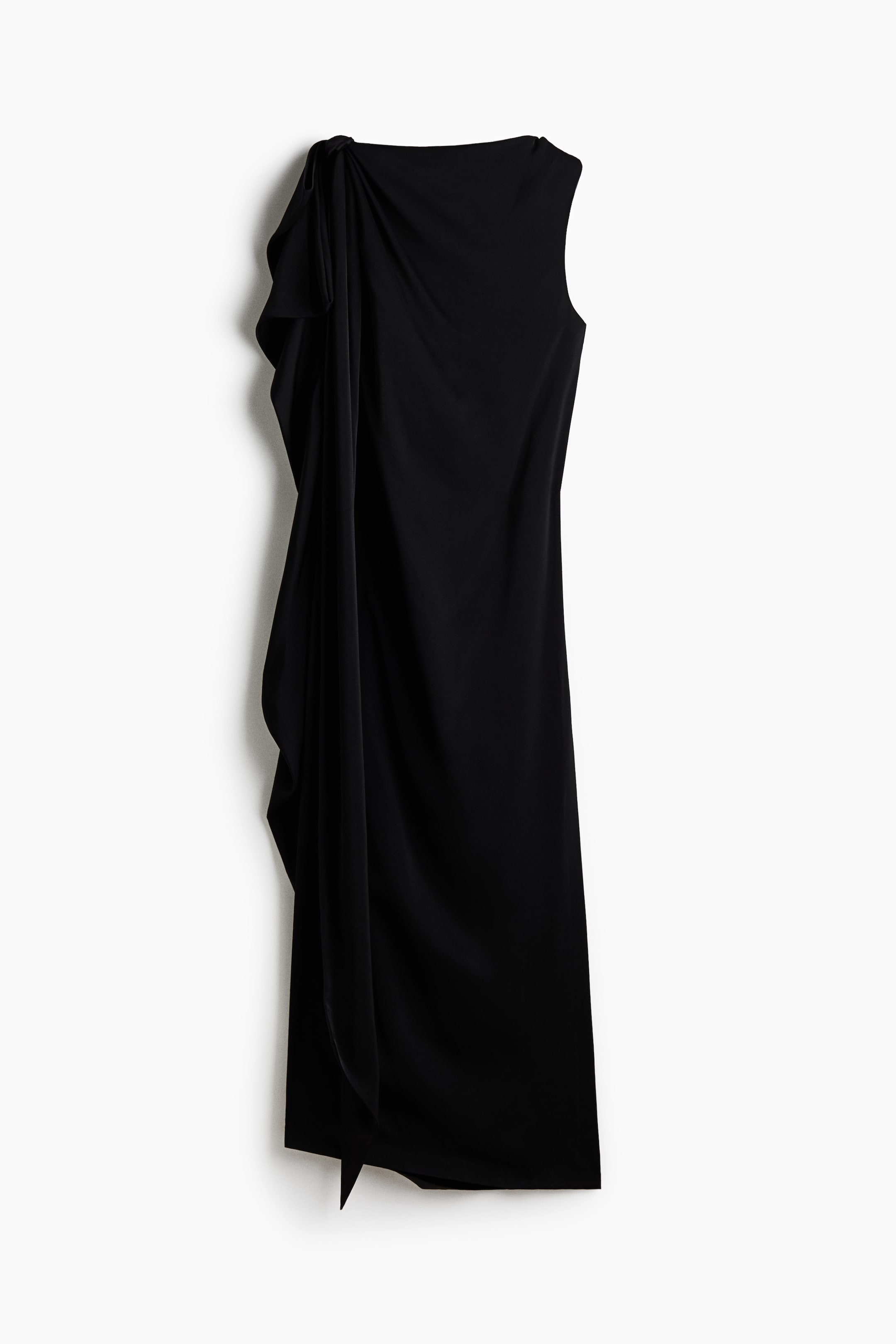 Agrandir l'image: Robe avec détail à nouer - Noir - FEMME | H&M FR 5