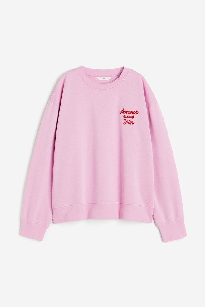 Crew-neck sweatshirt - Light pink/Amour/Cream/Marseille Soleil/Pink/Venice/Cream/Blue striped/dc/dc - 2