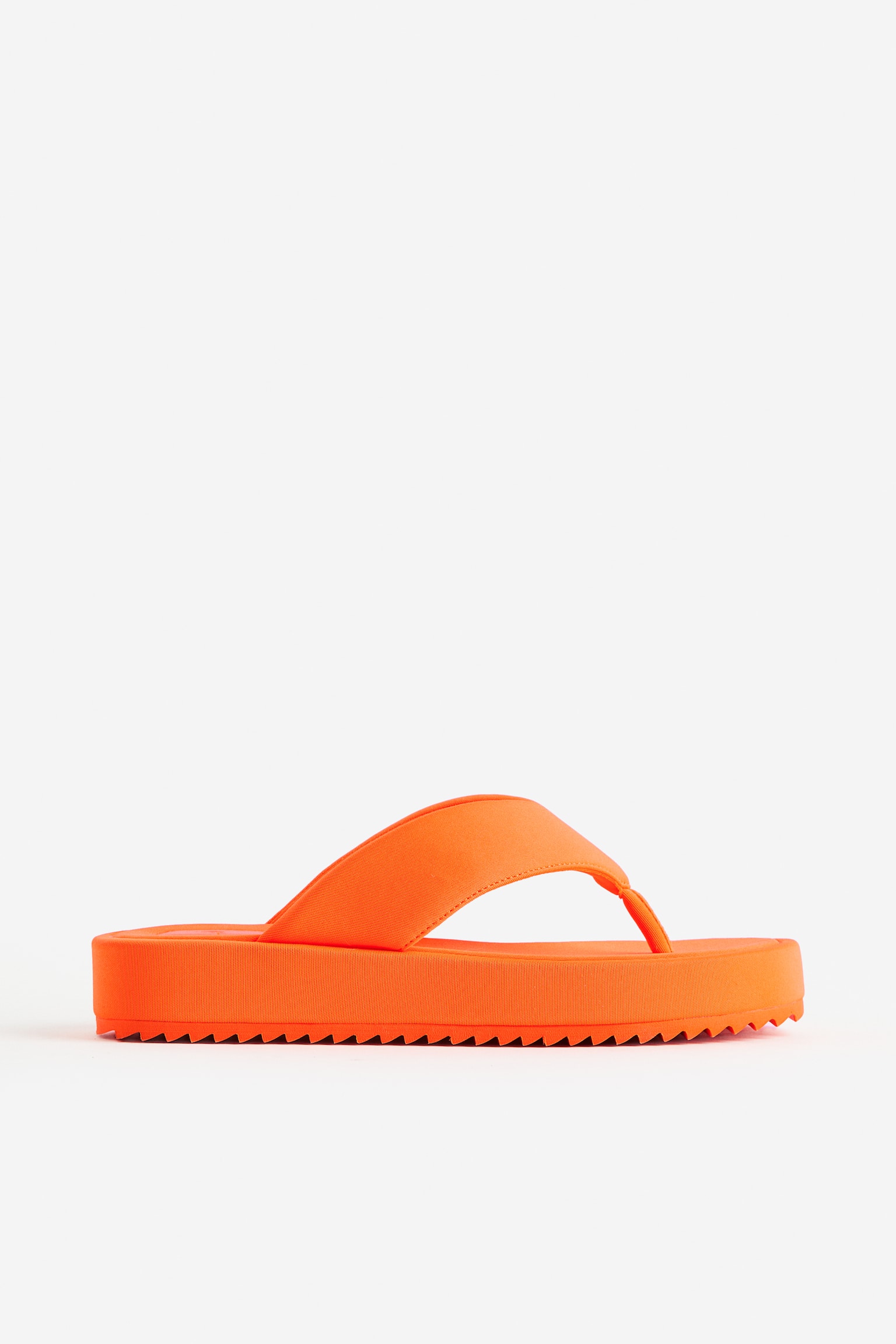 Flatform Thongs - Bright orange/Dark purple/Bright green - 1