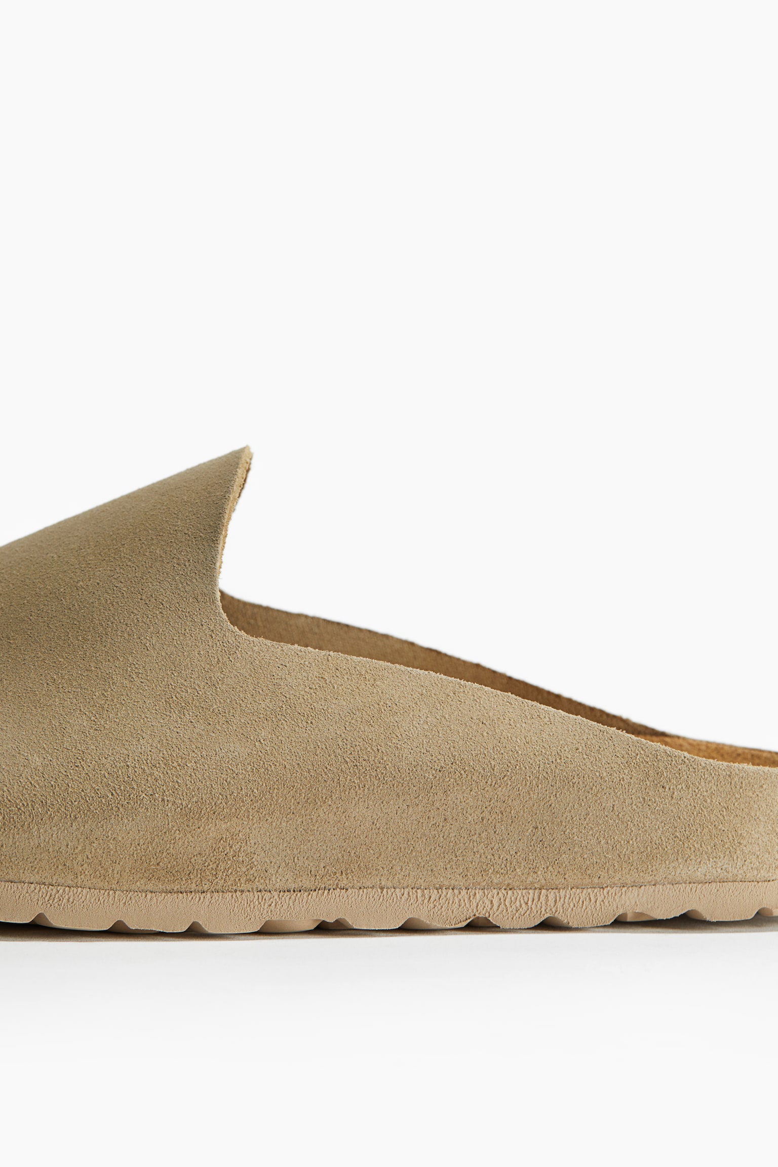 Suede mules - Beige - 3