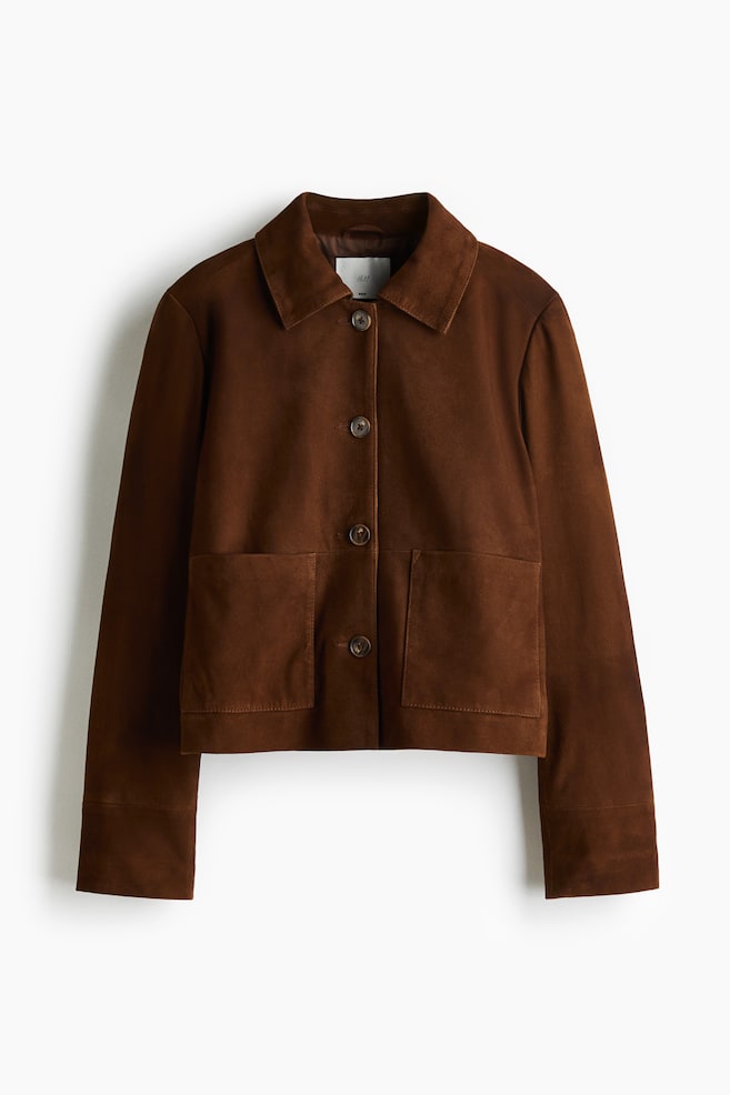 Suede jacket - Brown - 1