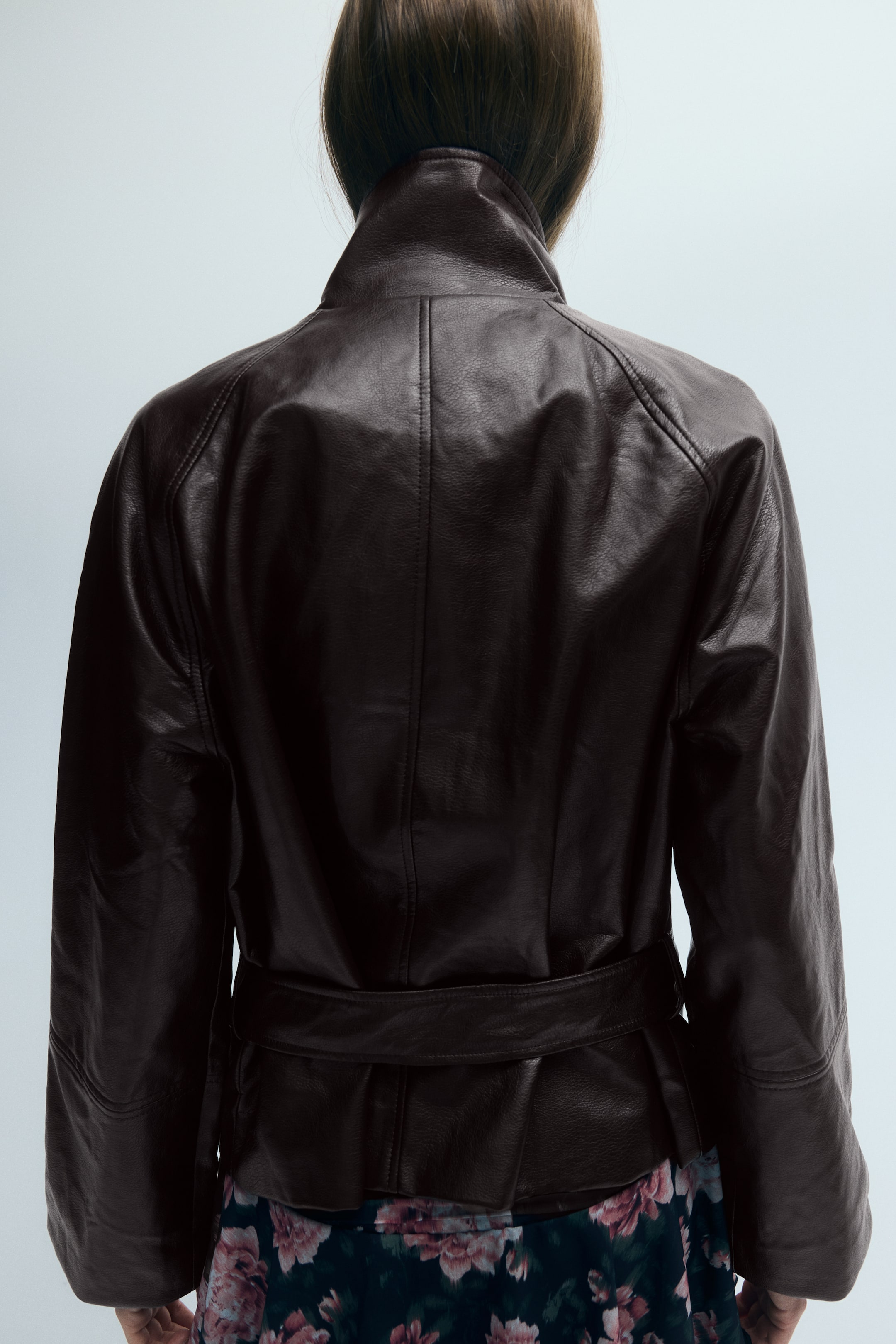 Double-Breasted Coated Jacket