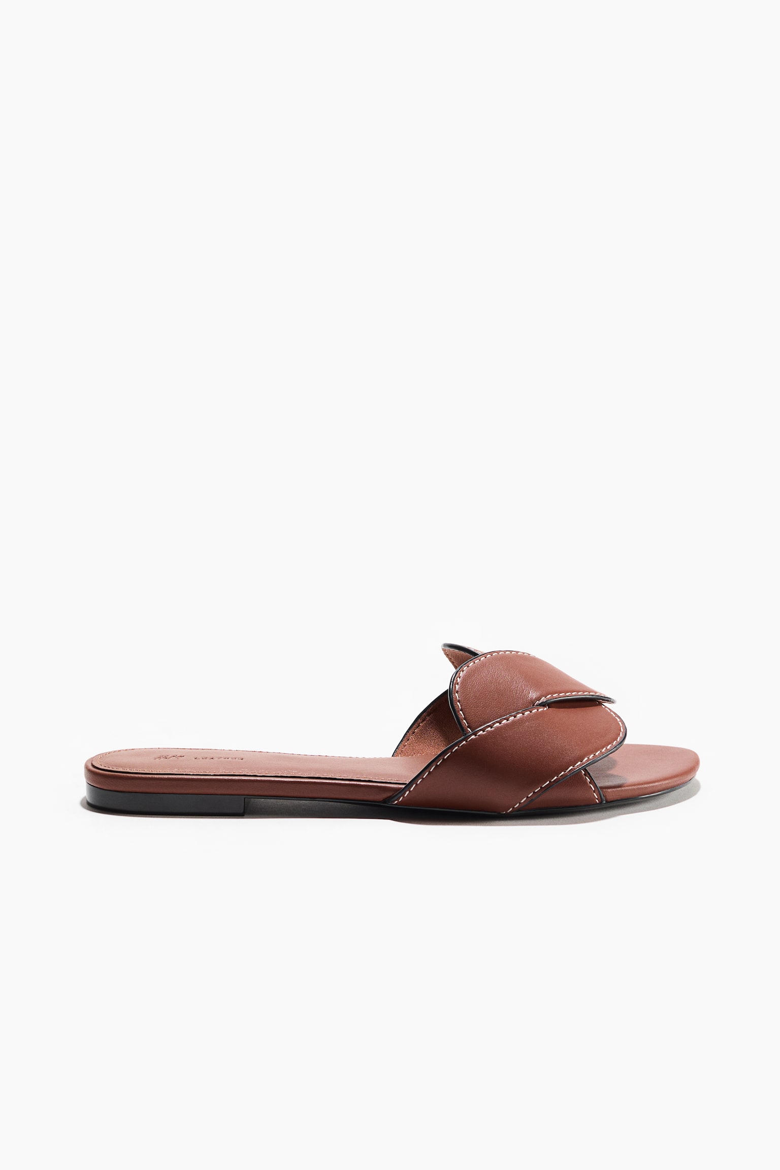 Leather sandals-Brown - 3
