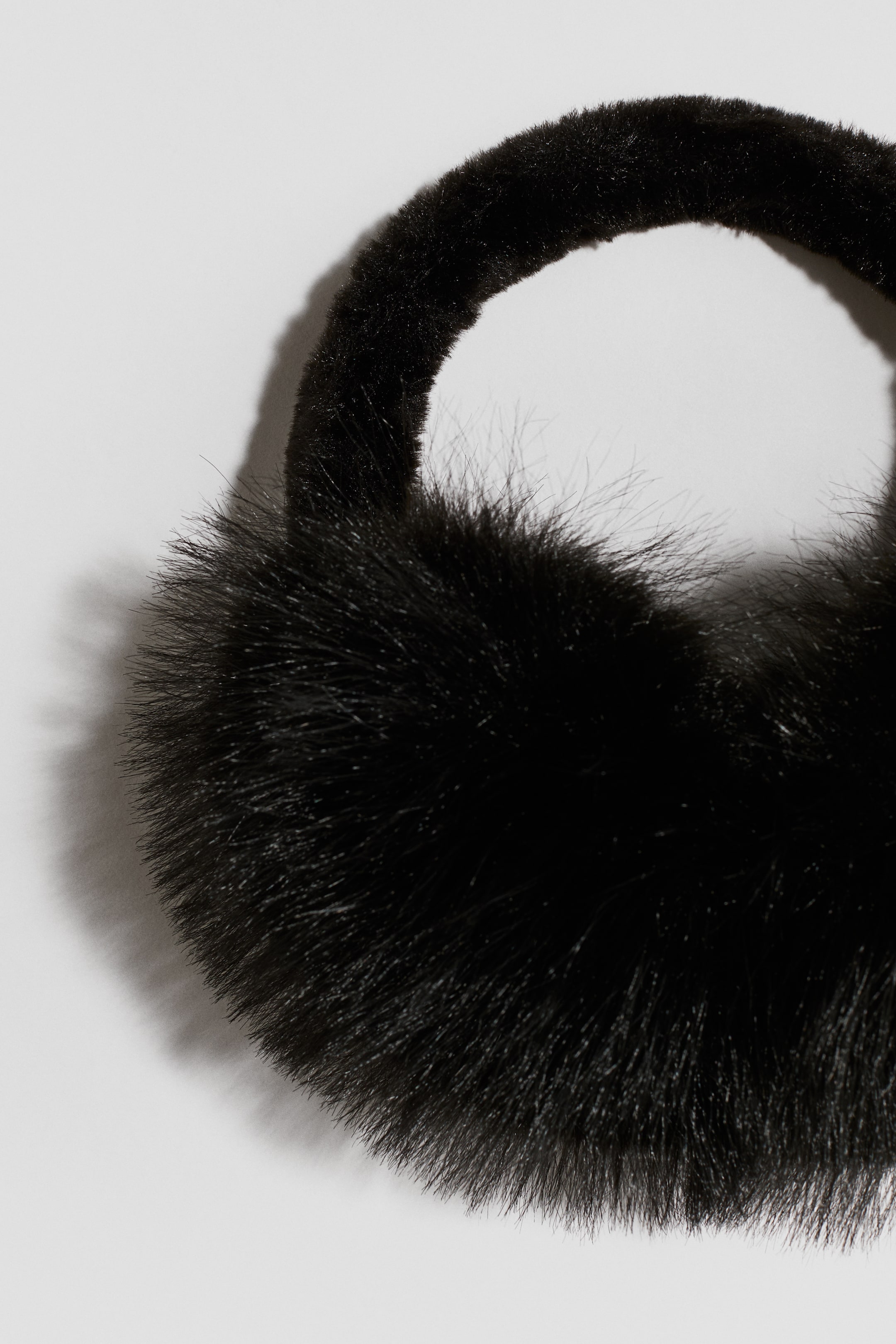View larger image: Fluffy earmuffs - Black - Kids | H&M 2