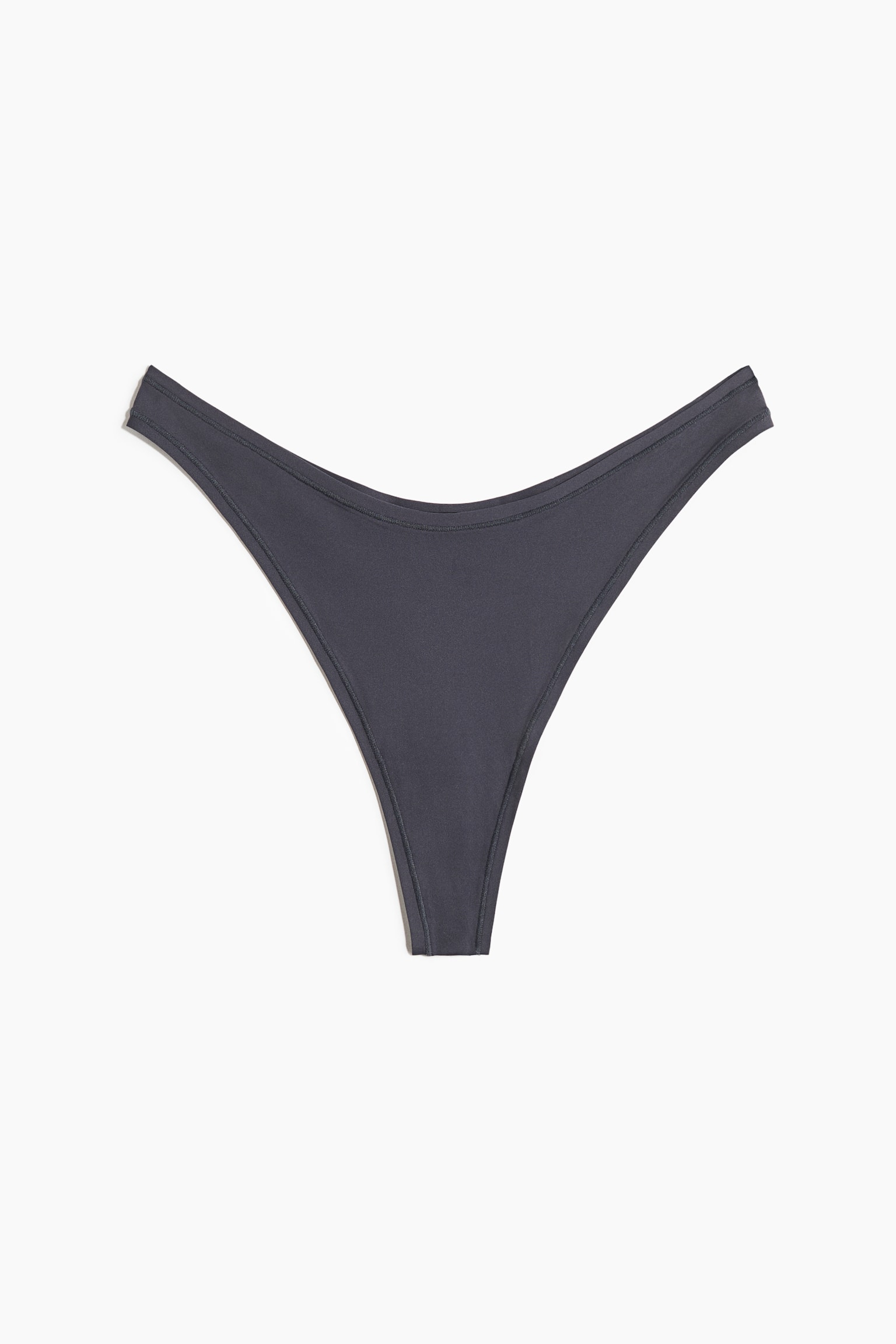 3-pack microfibre thong briefs - Dark grey/Beige/White/Floral/Black/Beige/Dark brown/Leopard print - 3