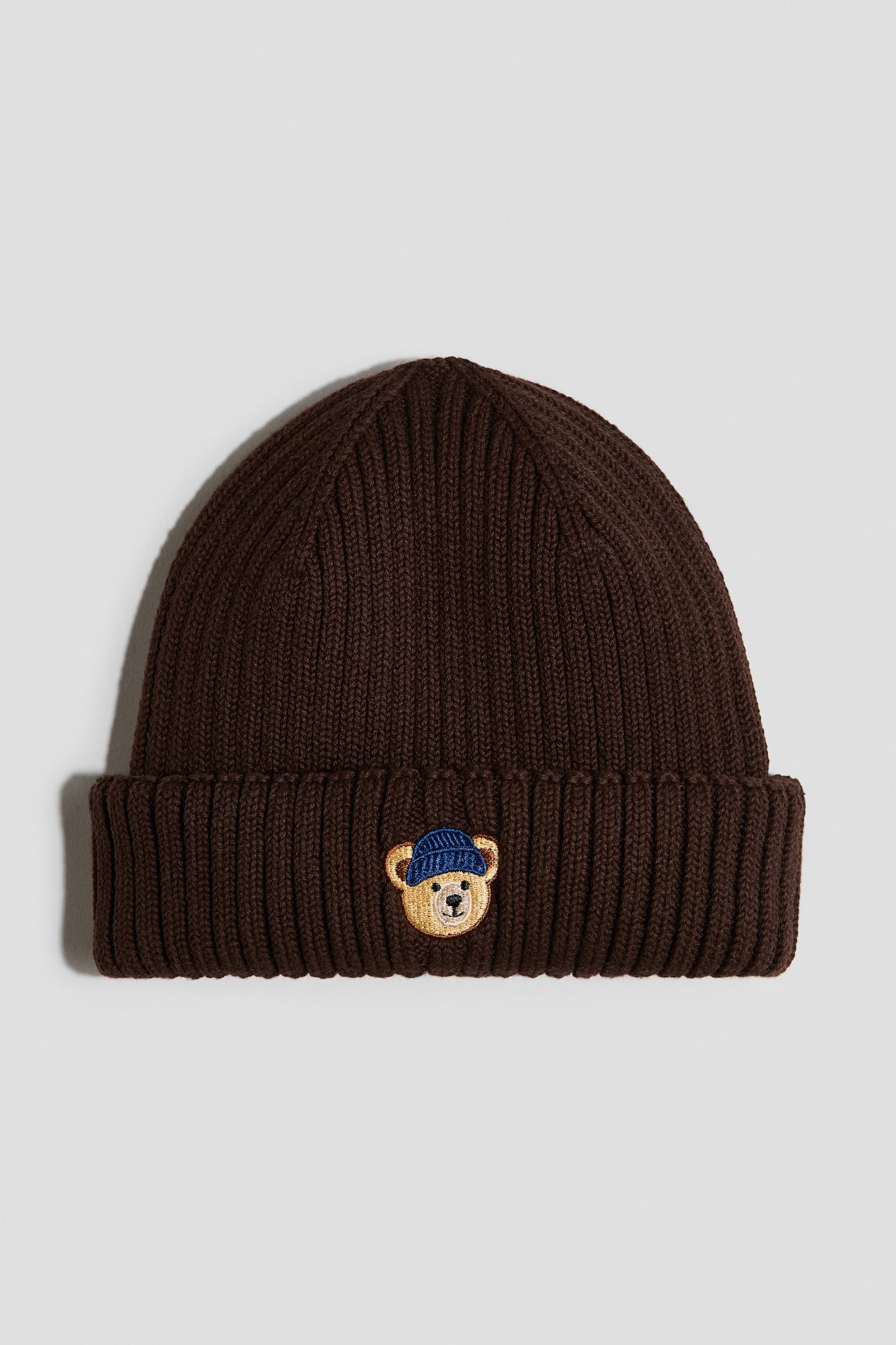 Bonnet avec application - Marron/nounours