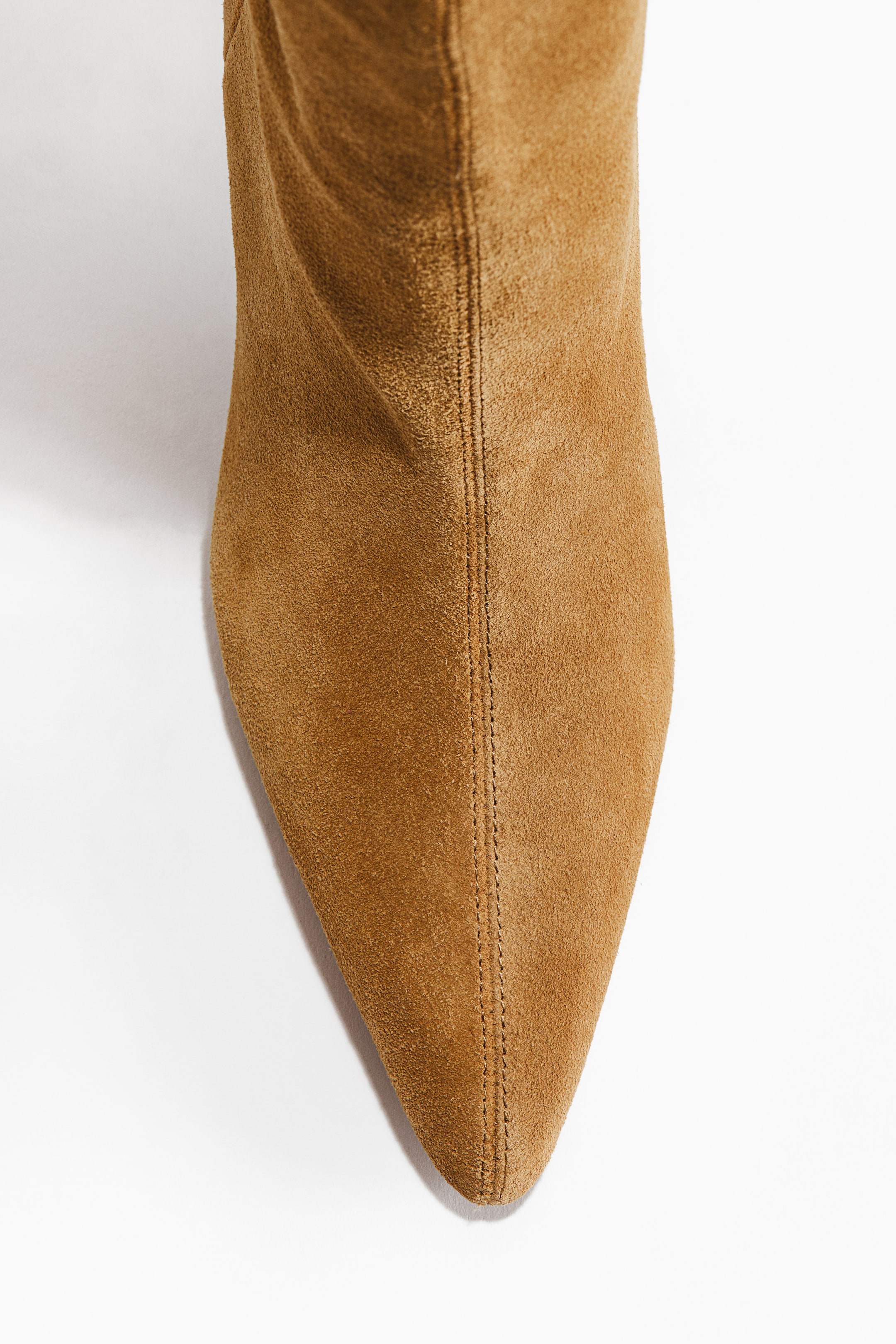 View larger image: Knee-high leather boots - Beige - Ladies | H&M IE 4