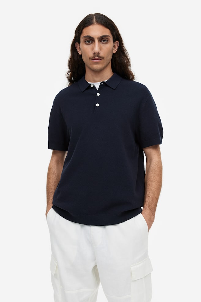 Regular Fit Polo shirt - Dark blue/White/Greige/Black/dc/dc - 1