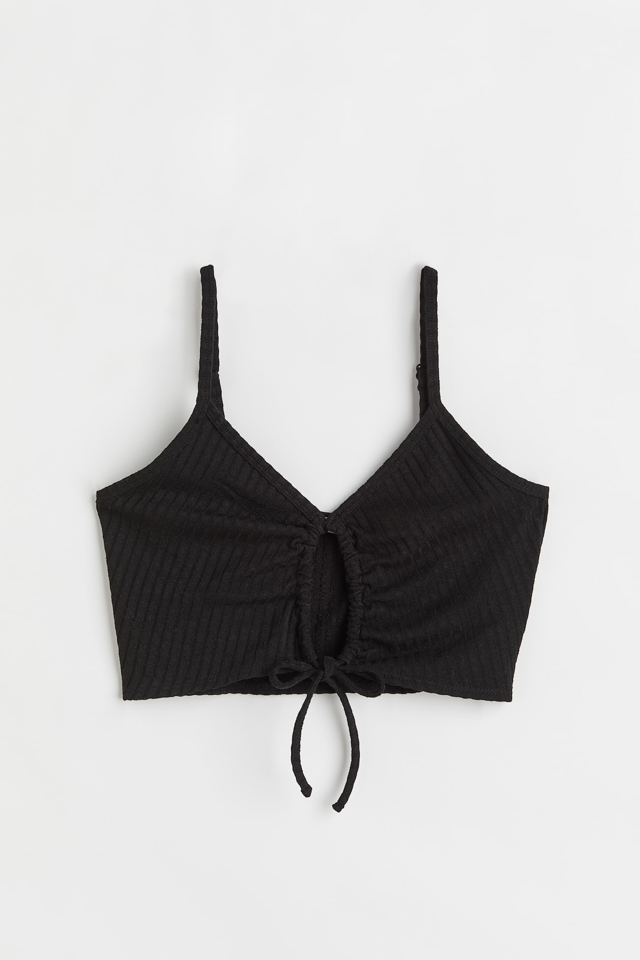Cut-out crop top Black Ladies H&M IN