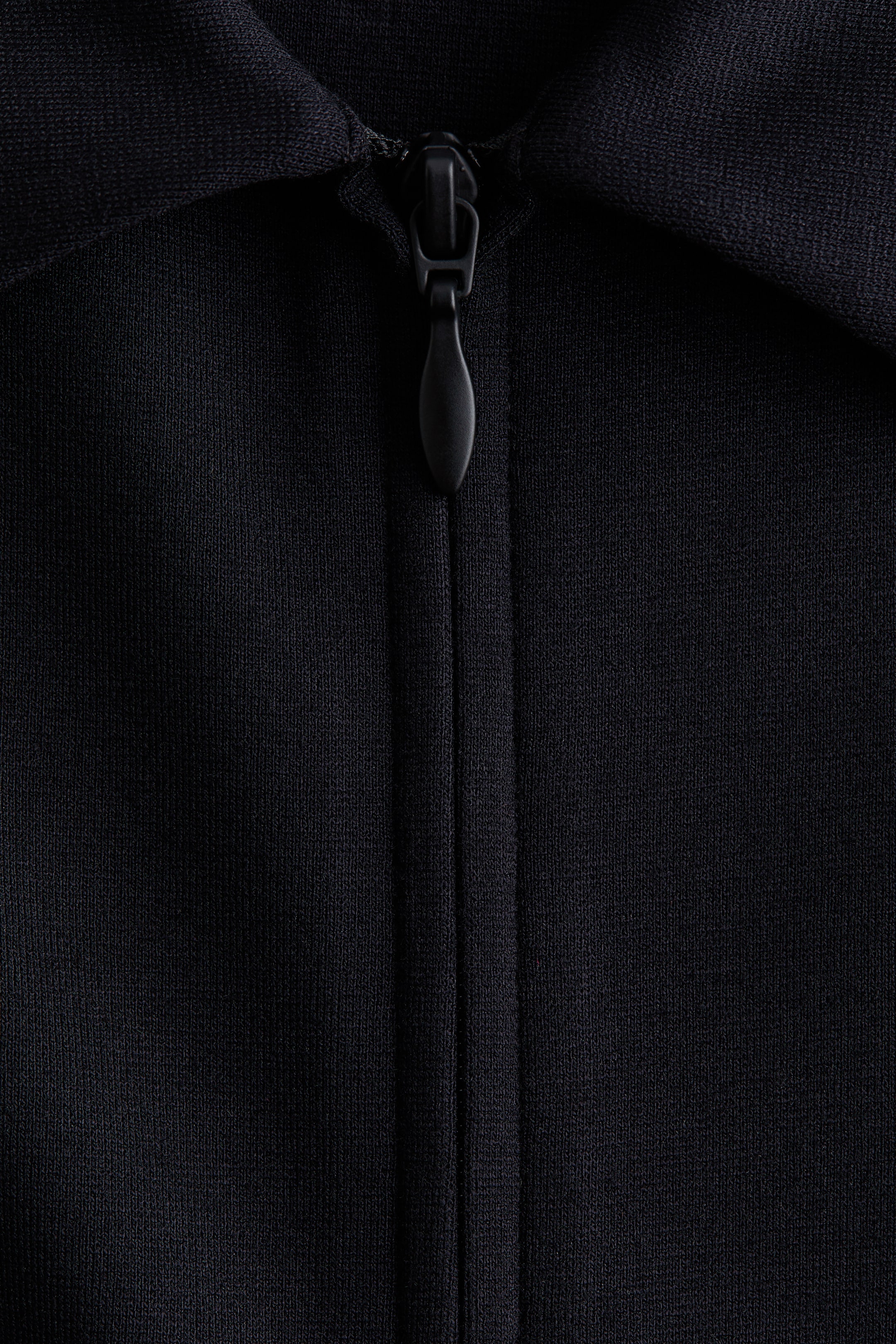 Viscose-Blend Top with Zipper