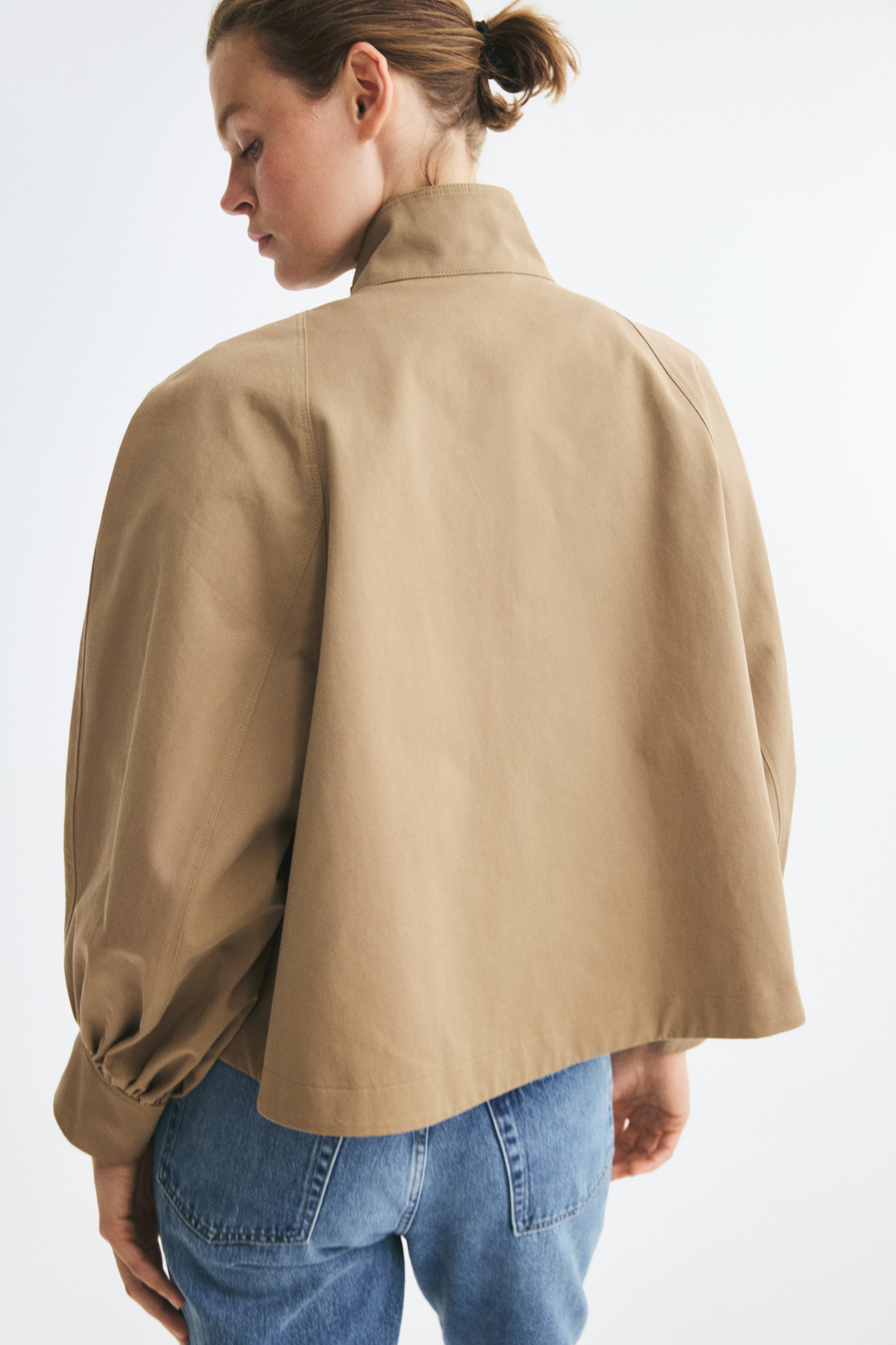 Veste ample en sergé