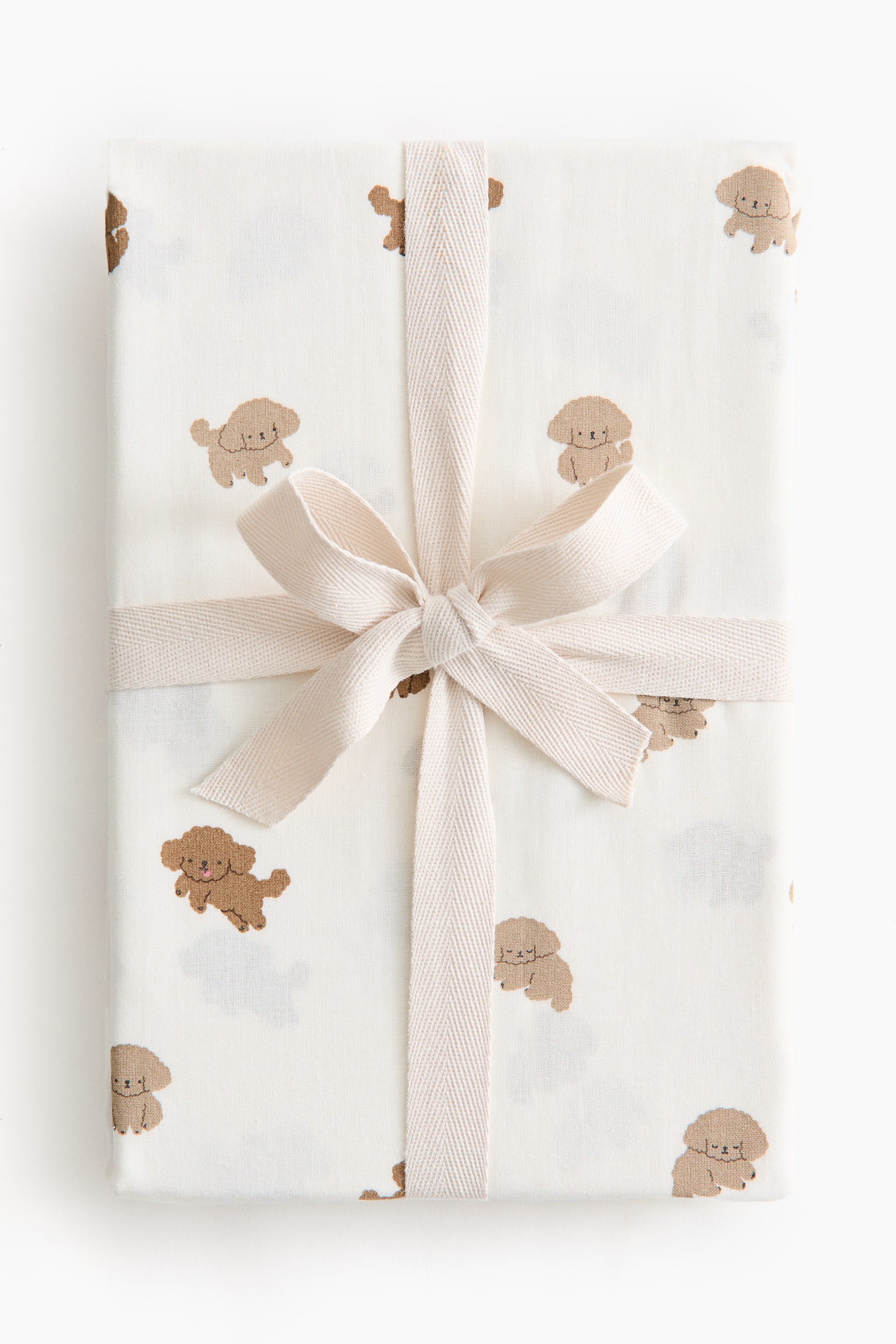 Комплект постільної білизни для дитячого ліжечка - Білий/цуценята - 4