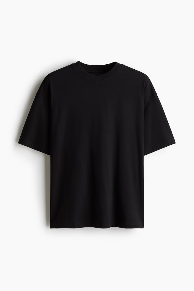 T-shirt Oversized Fit - Sort - 1