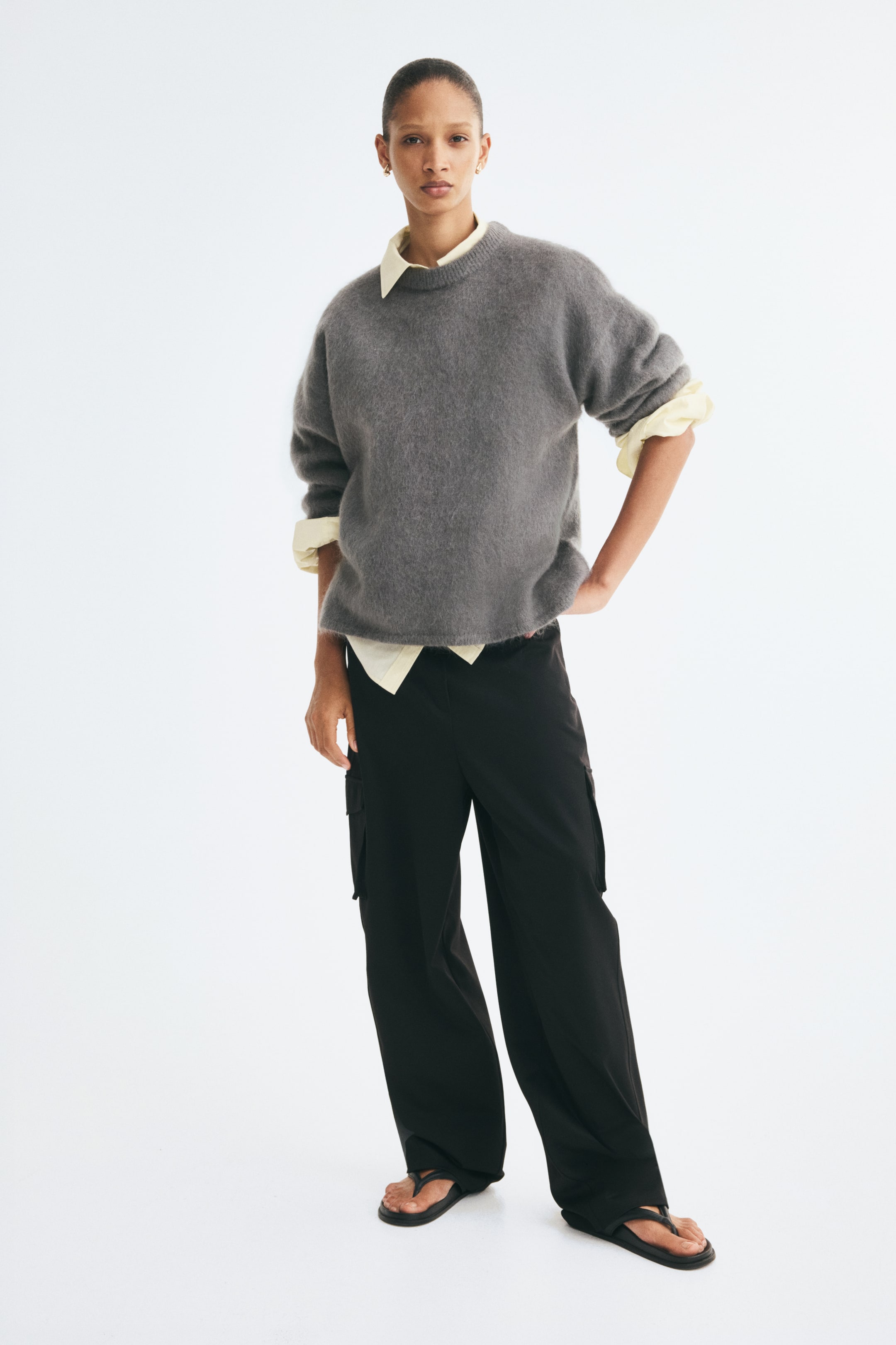 Oversized Mohair-Blend Sweater