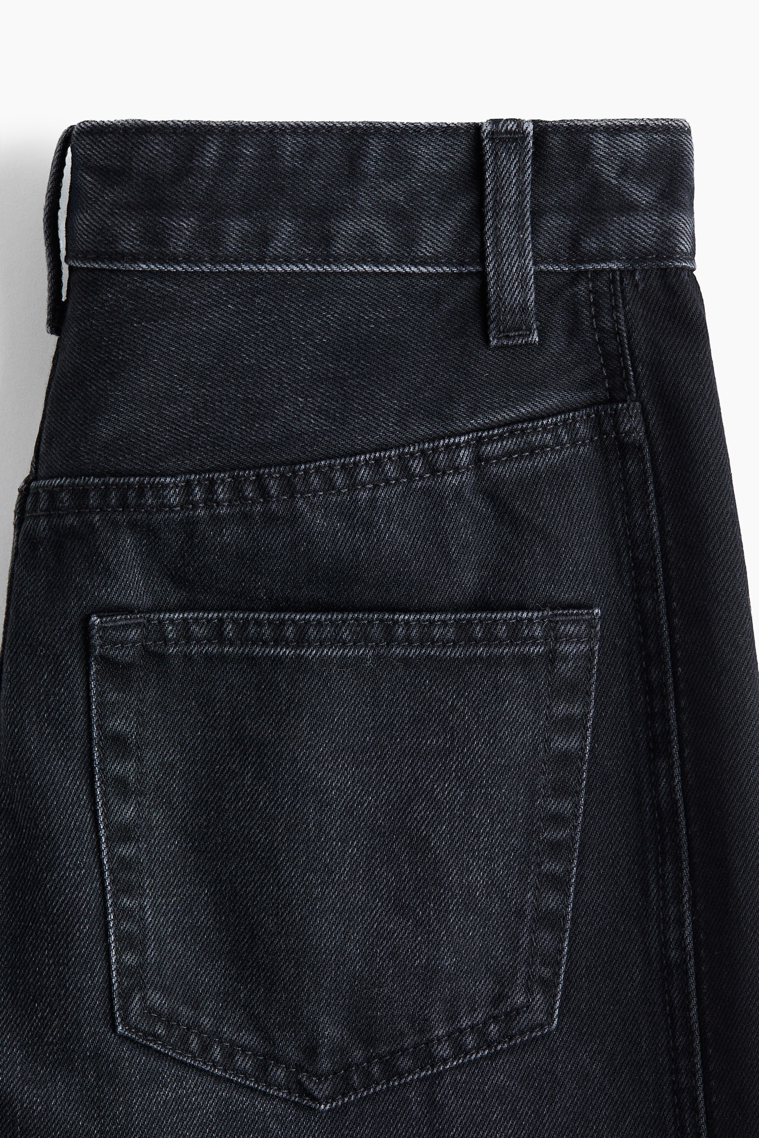 Jeans cu croială dreaptă - Negru - 6