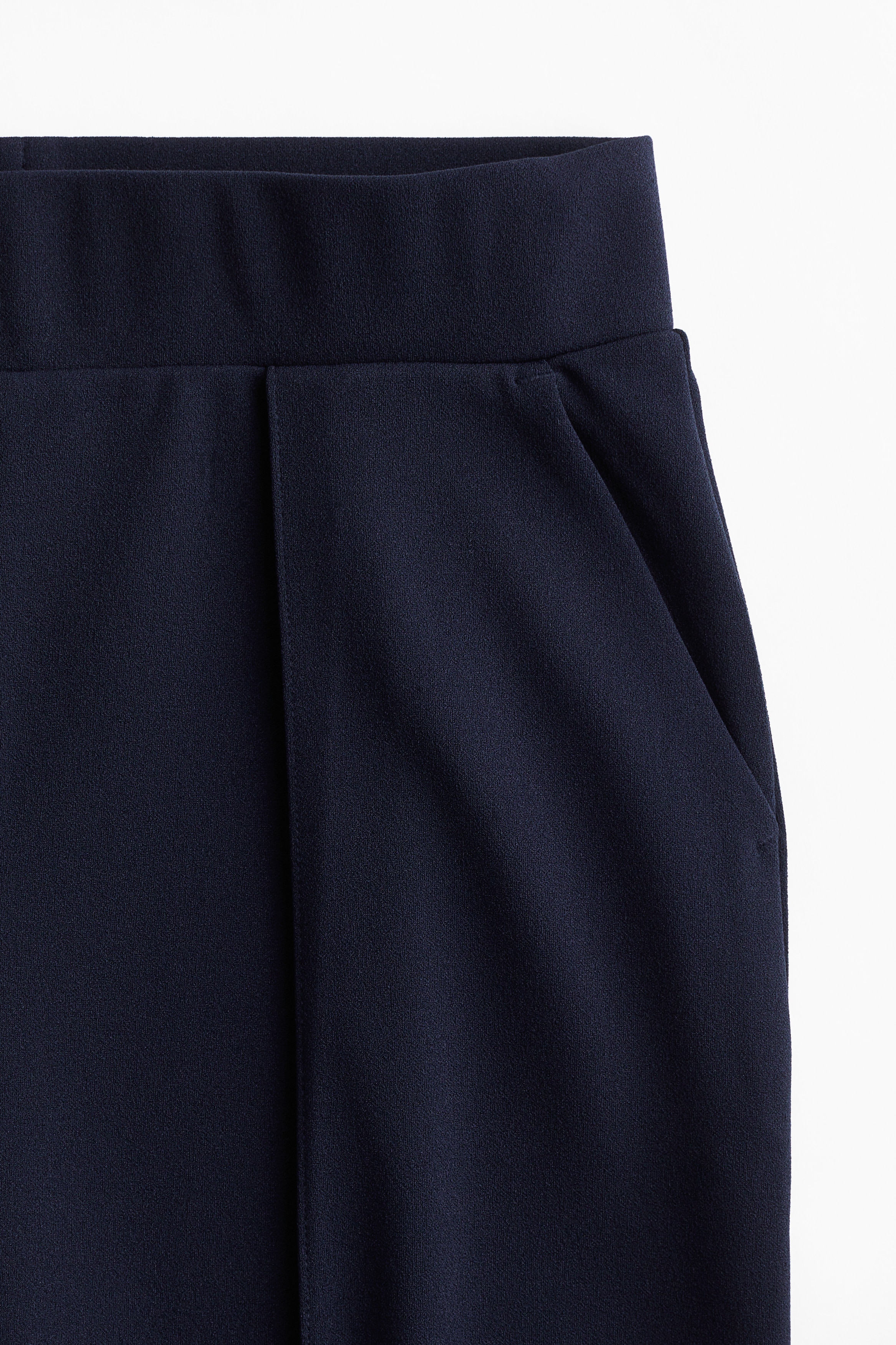 Women's Navy blue High-waist Dress Pants | H&M US