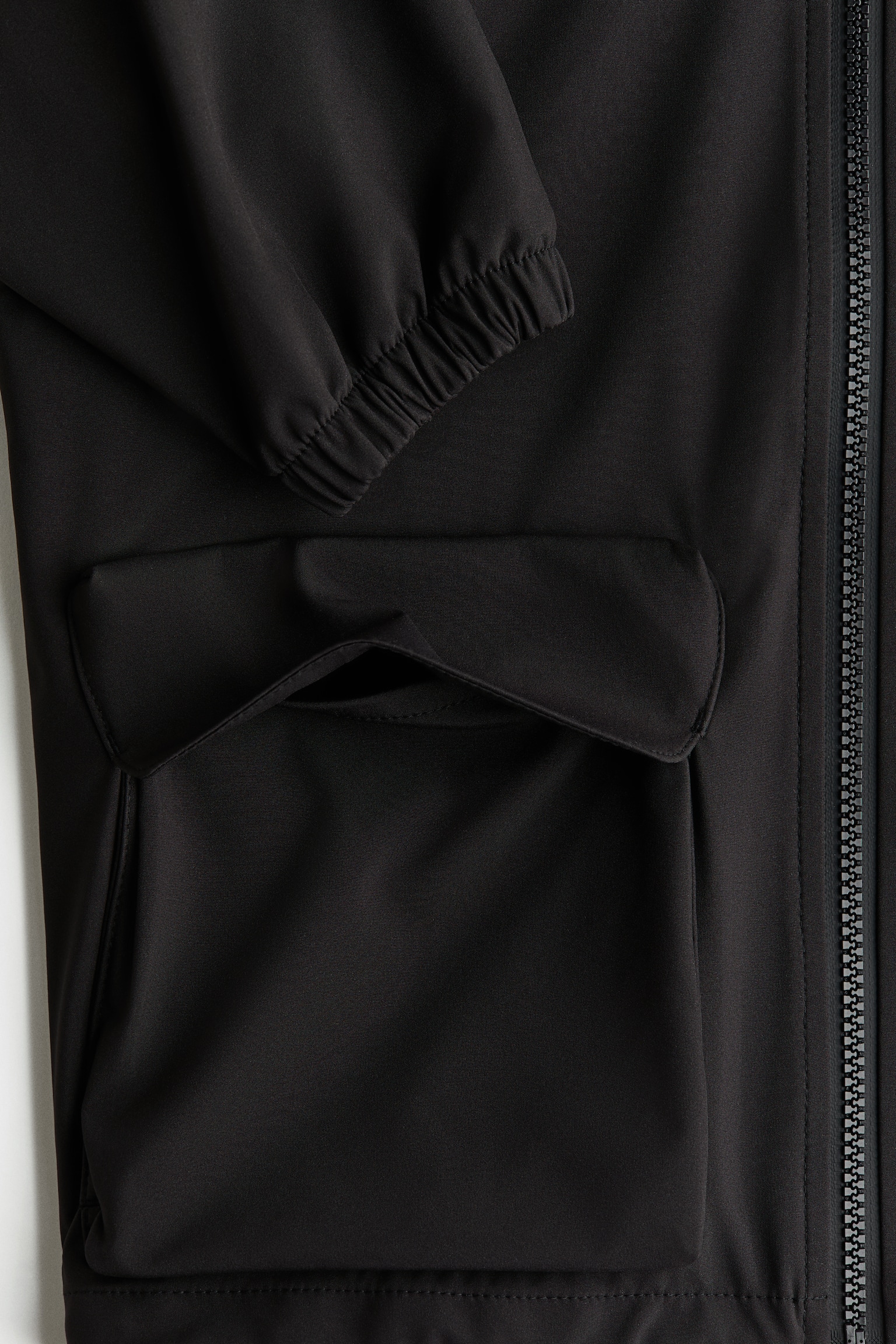 Детская куртка H&M Move Hooded Softshell, цвет: Чёрный — фото 8