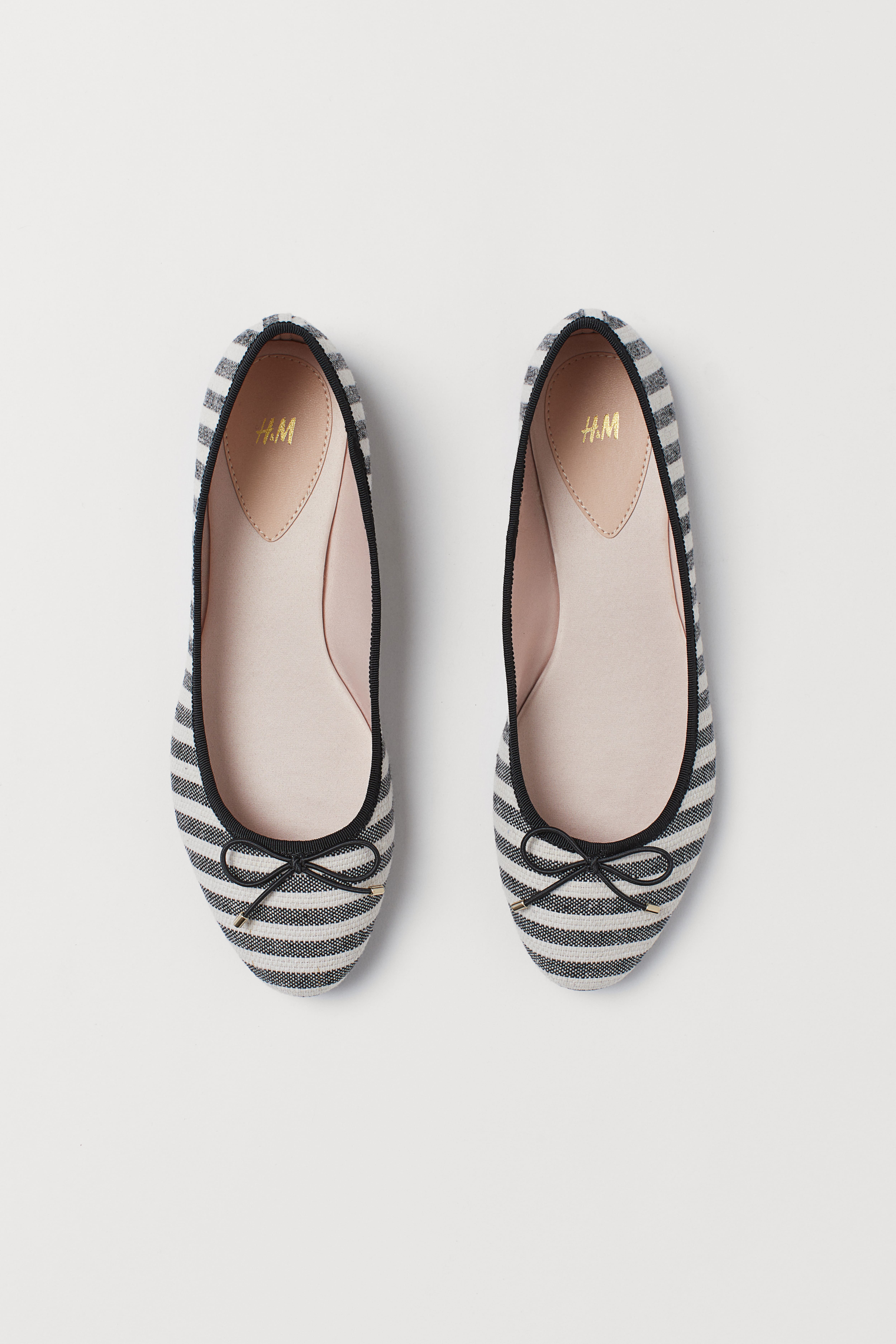 H&m black ballet flats fashion