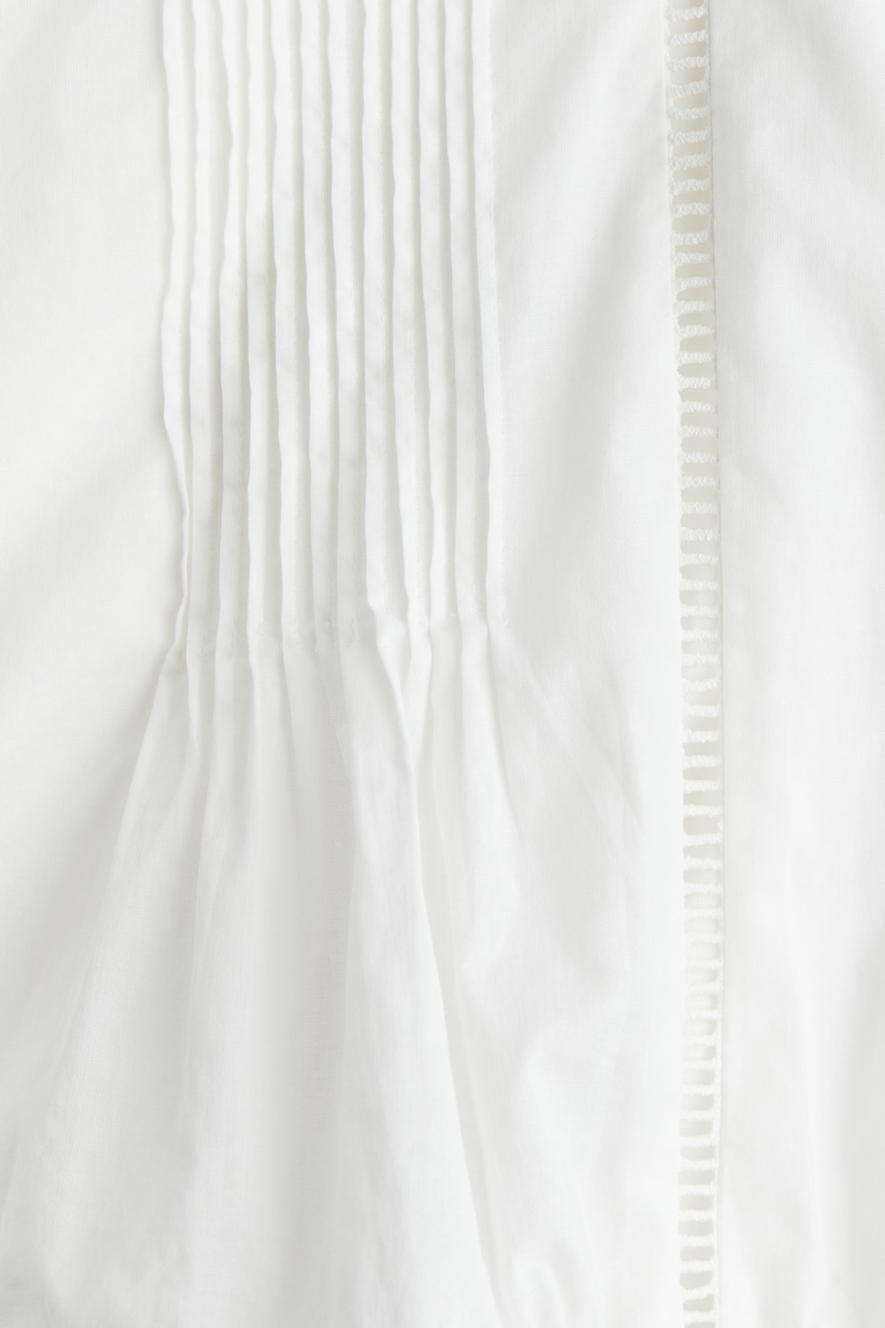 Lace-Inset Cotton Blouse - image 2