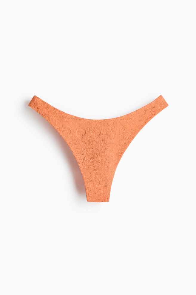 Brazilian Bikini Bottoms - Orange/Light yellow/Cream/floral/Rust red/Brown/Light turquoise - 1