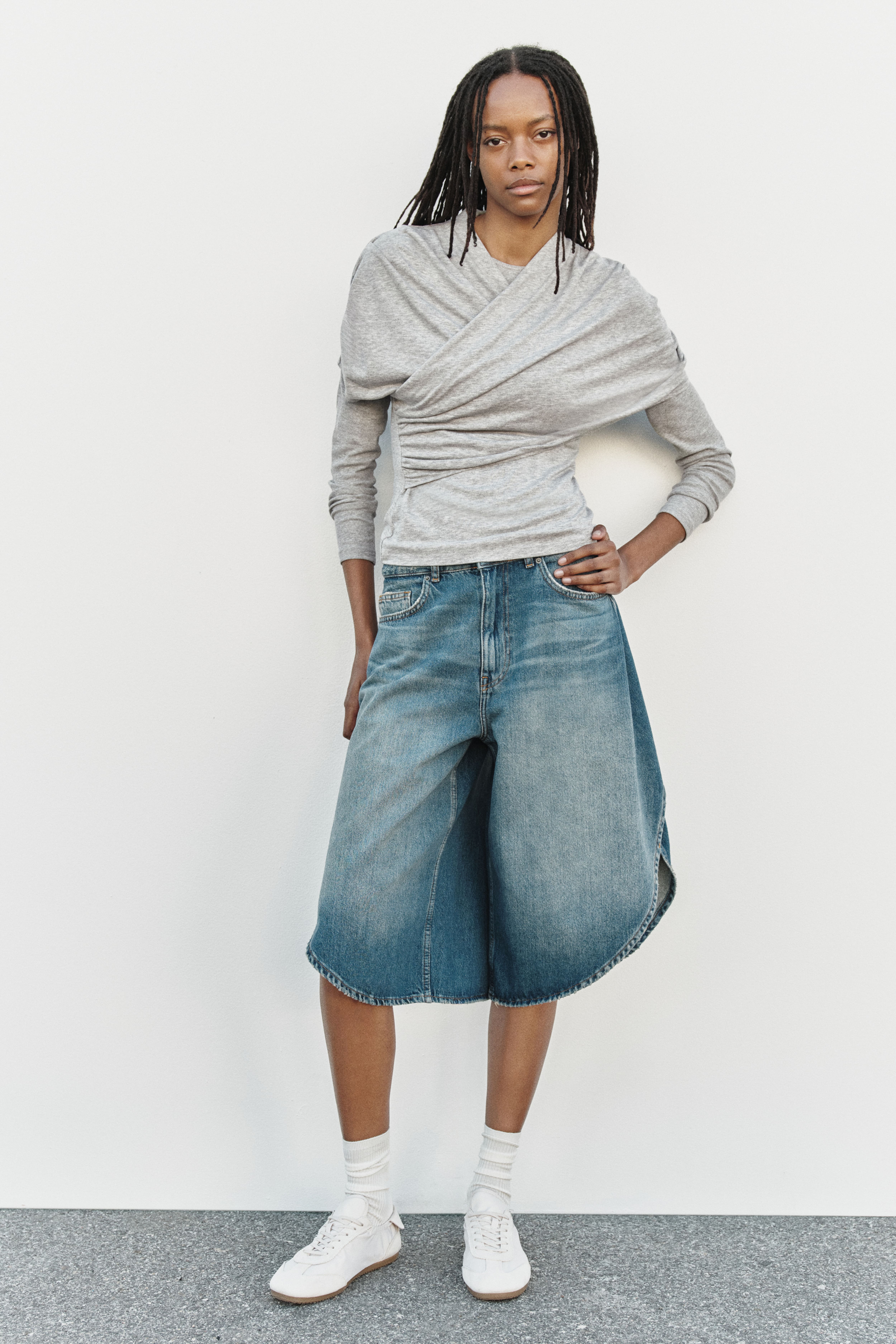 Draped Viscose Top