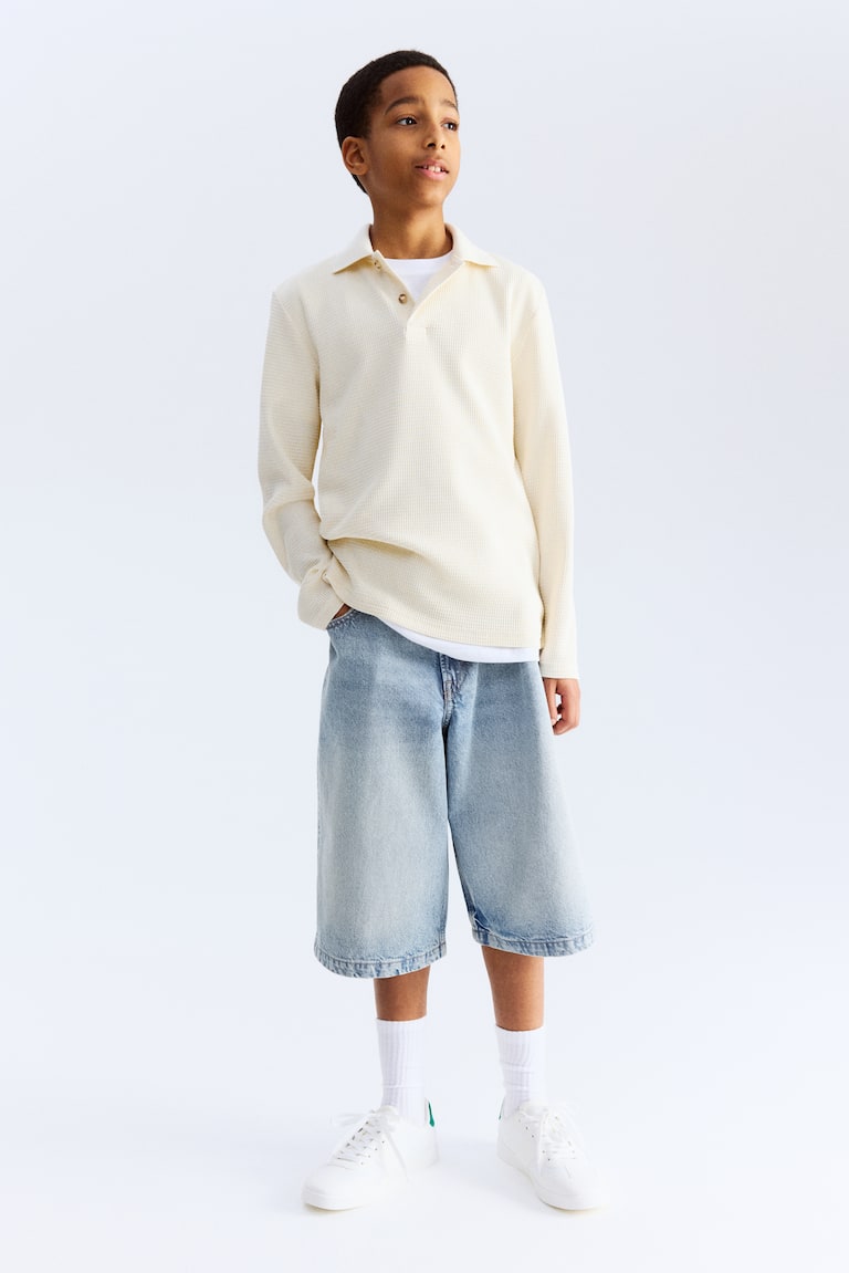 Short baggy en denim