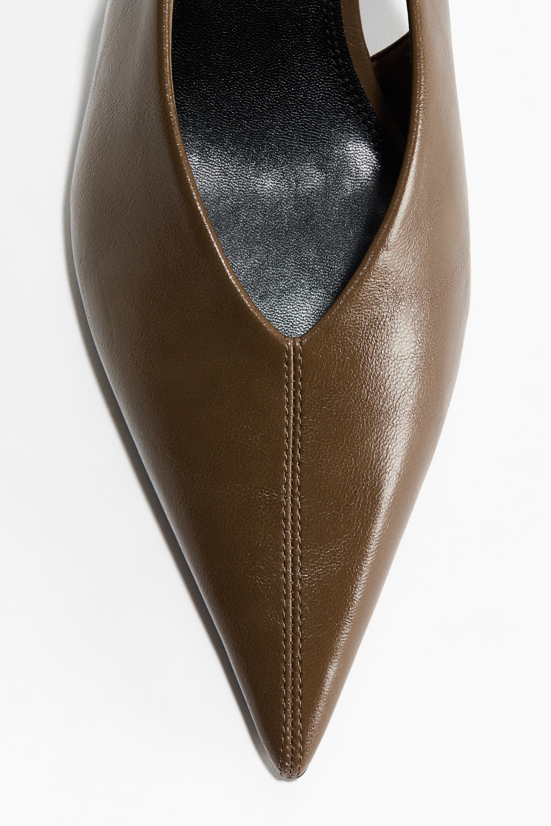 Kitten-Heeled Slingbacks