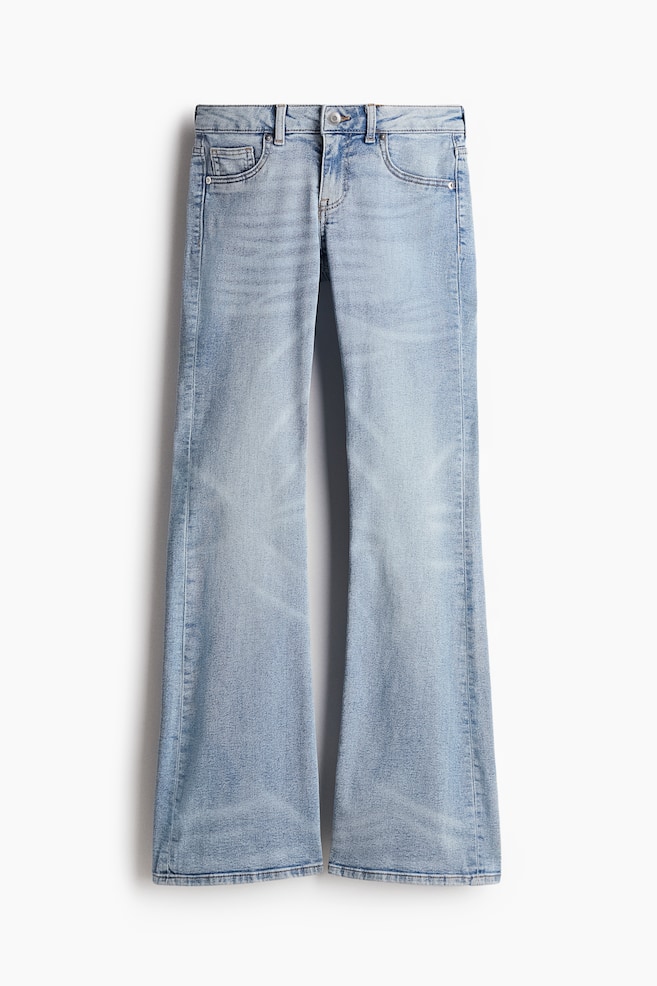 Flared Low Jeans - Light denim blue/Denim blue/Dark denim blue/Light denim blue/Denim black/Washed grey/Light denim blue/Black/Washed out/Light grey/Dark denim blue/Denim grey/Light denim blue/Light denim blue/Denim blue/Black - 1