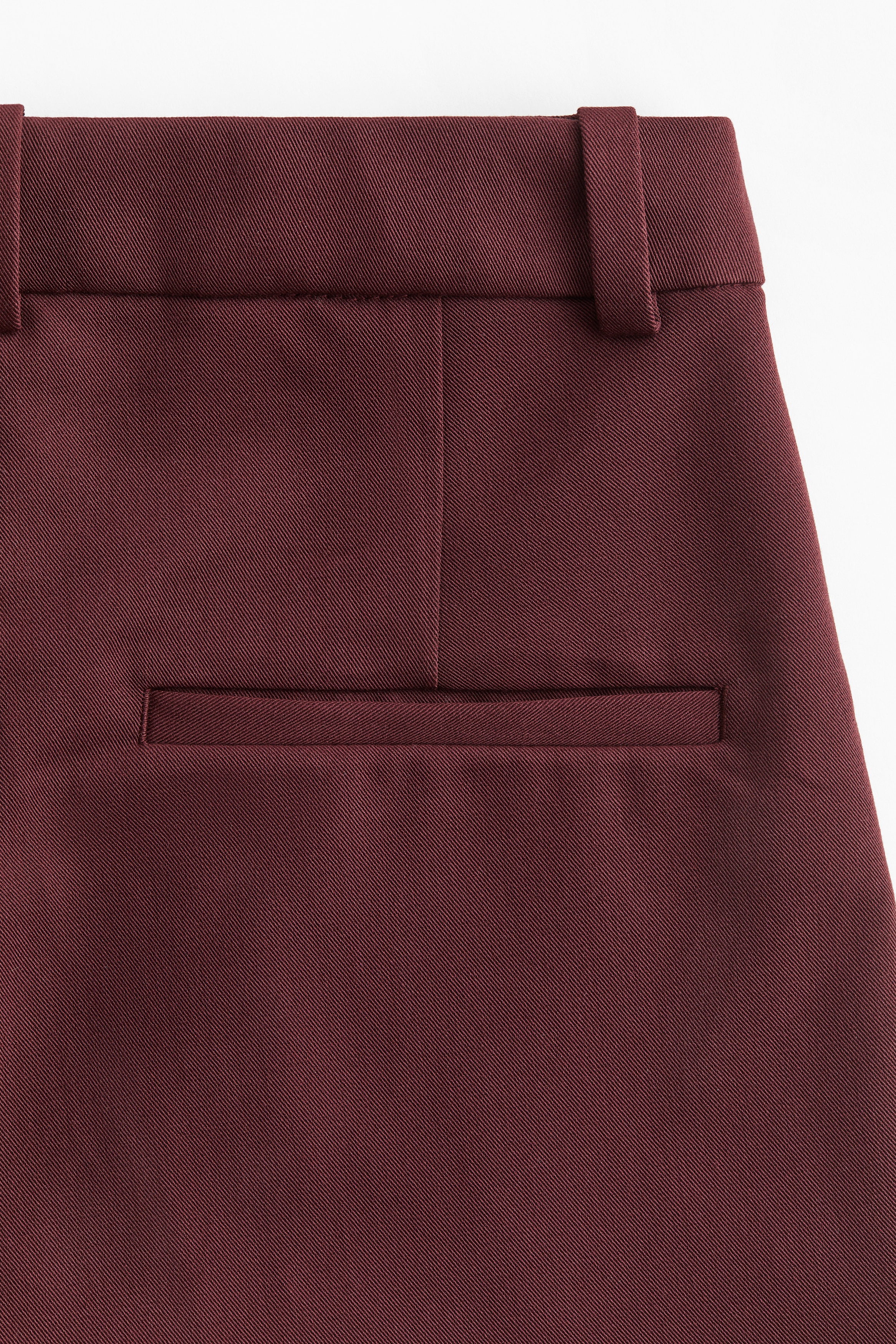 Women's Burgundy Wide-leg Pants | H&M CA