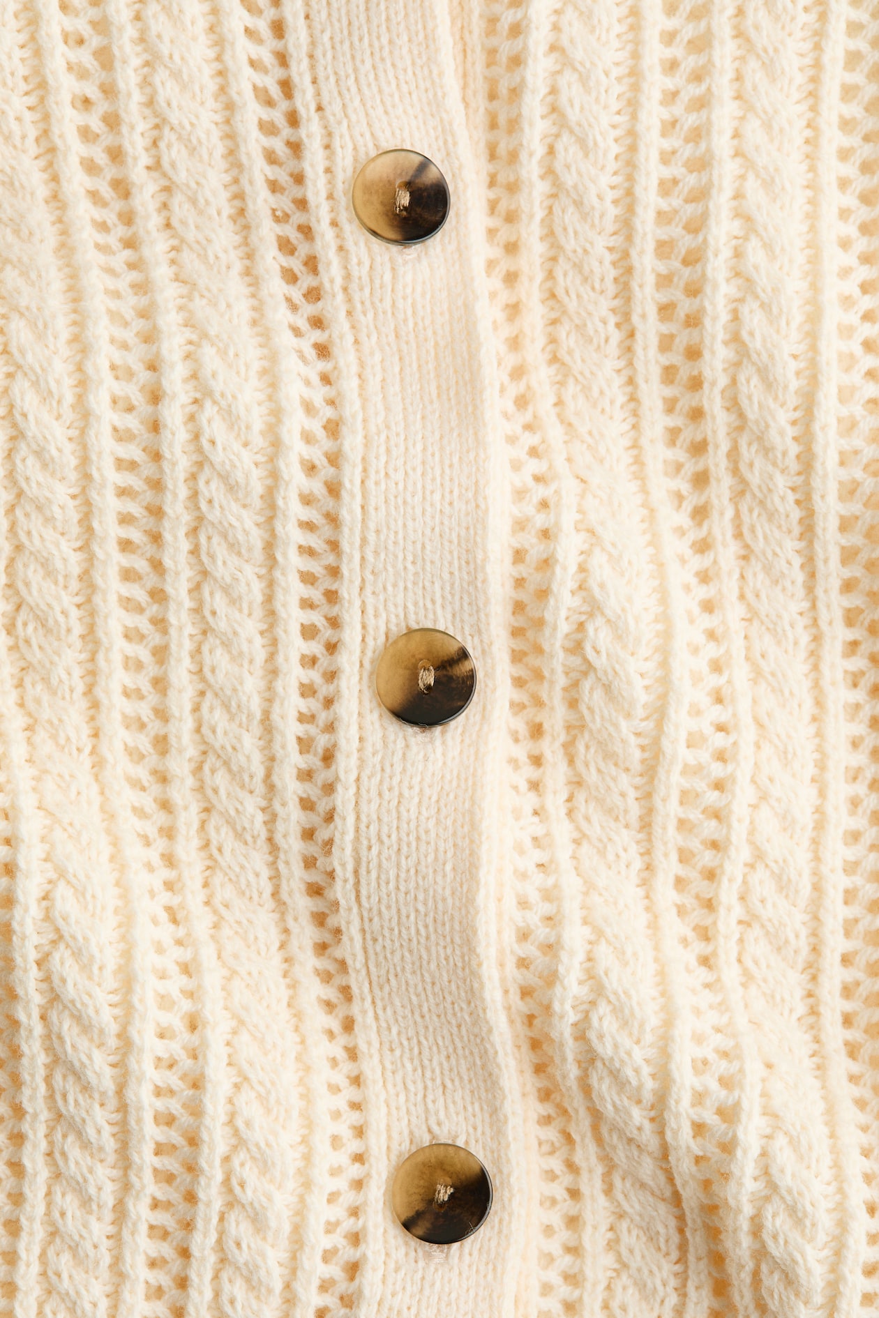 Pointelle-Knit Cardigan - image 4