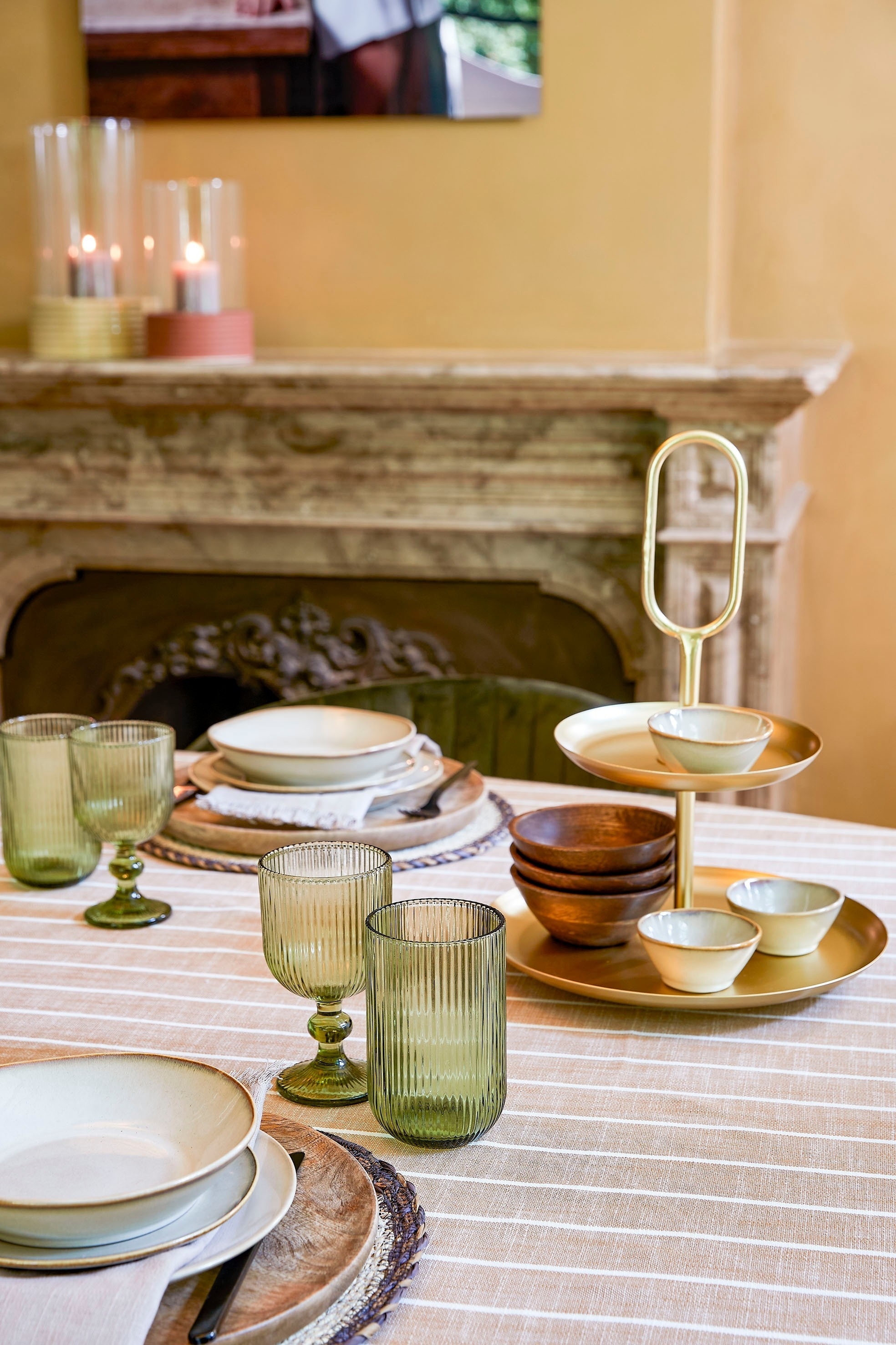 Lot De 6 Verres À Boire - Vert Clair/Gris/Bleu/Transparent/Pourpre