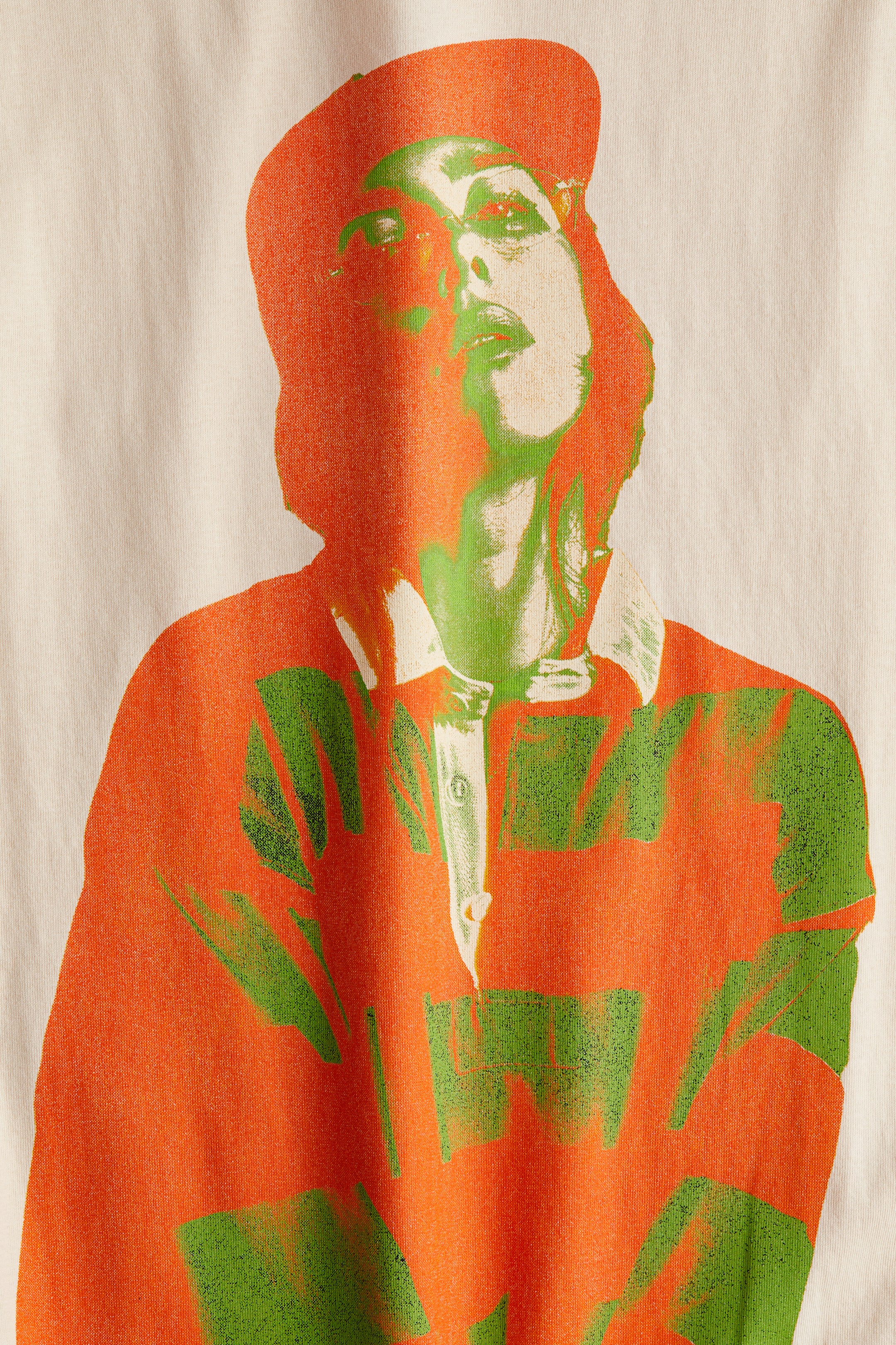 Voir une image plus grande: T-shirt ample imprimé - Beige clair/Billie Eilish - FEMME | H&M CA 2