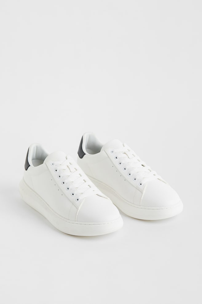 Sneakers - Blanc/Blanc/rouge - 4