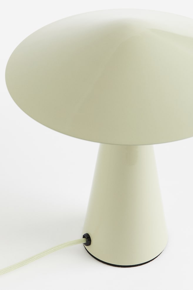 Lampe de table en métal - Jaune clair/Argenté/Vert lime/Grège clair/Noir - 3