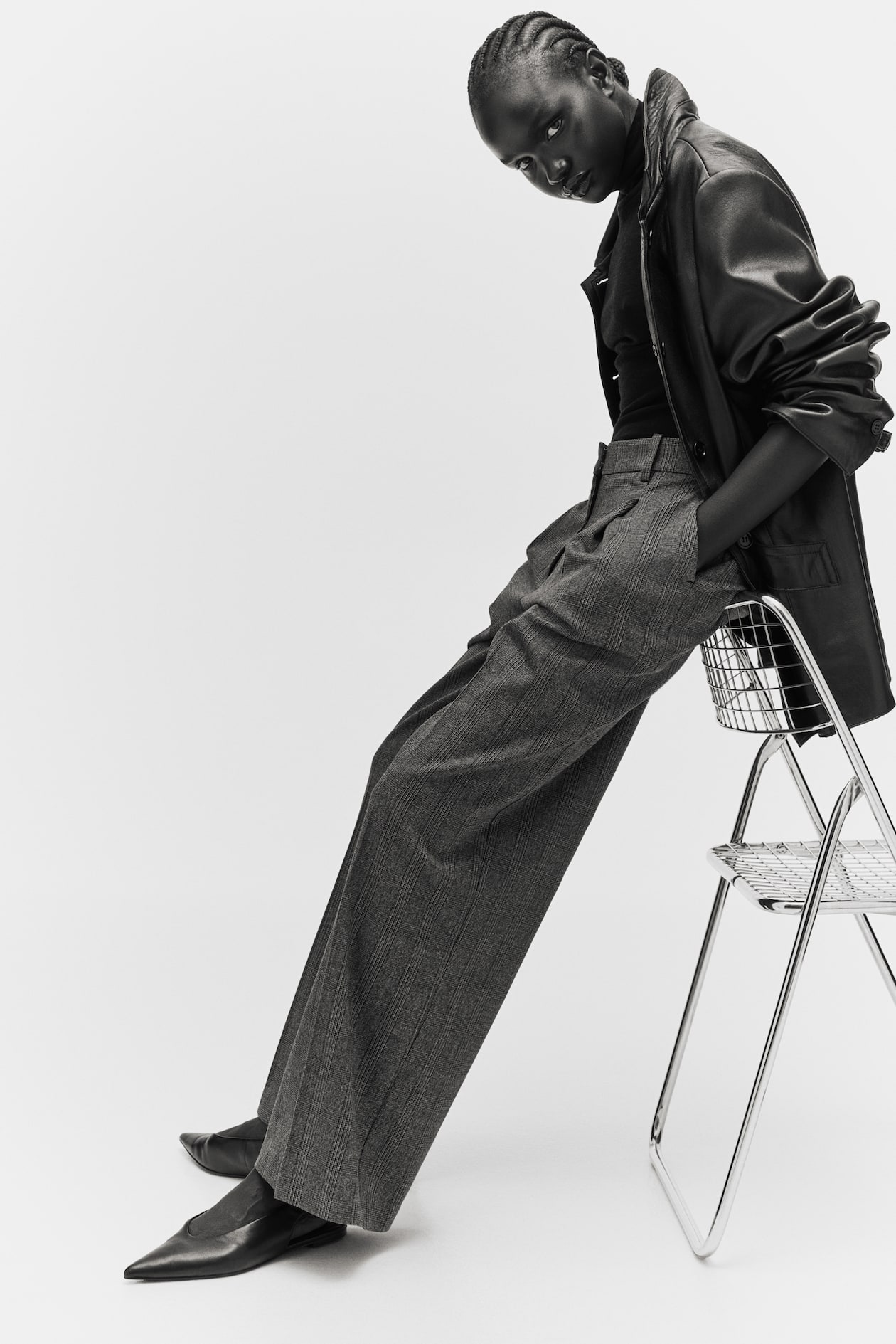 Wide-Leg Dress Pants - image 4
